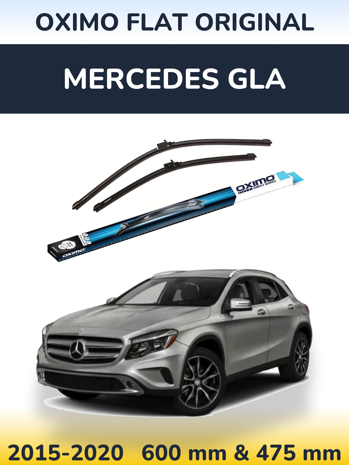 Torkarblad Oximo Flat Original för Mercedes GLA