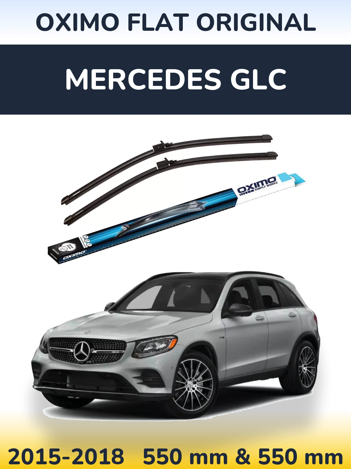 Torkarblad Oximo Flat Original för Mercedes GLC