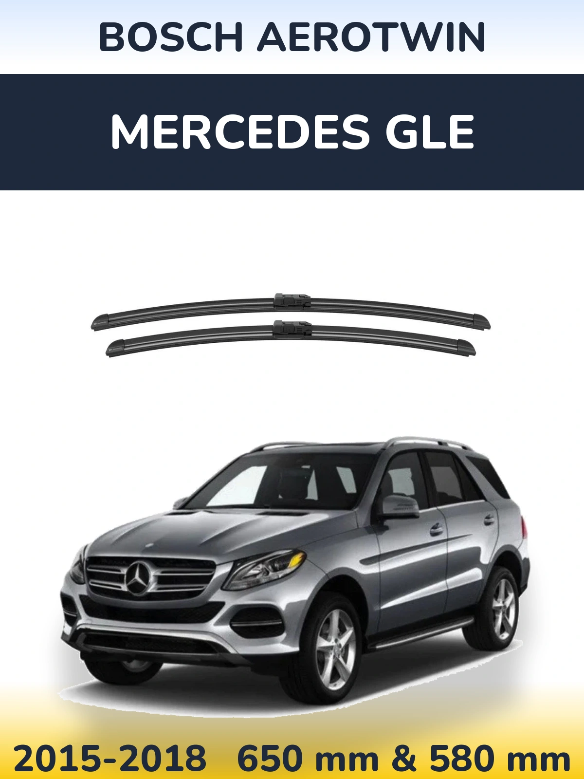 Torkarblad BOSCH AeroTwin för Mercedes GLE
