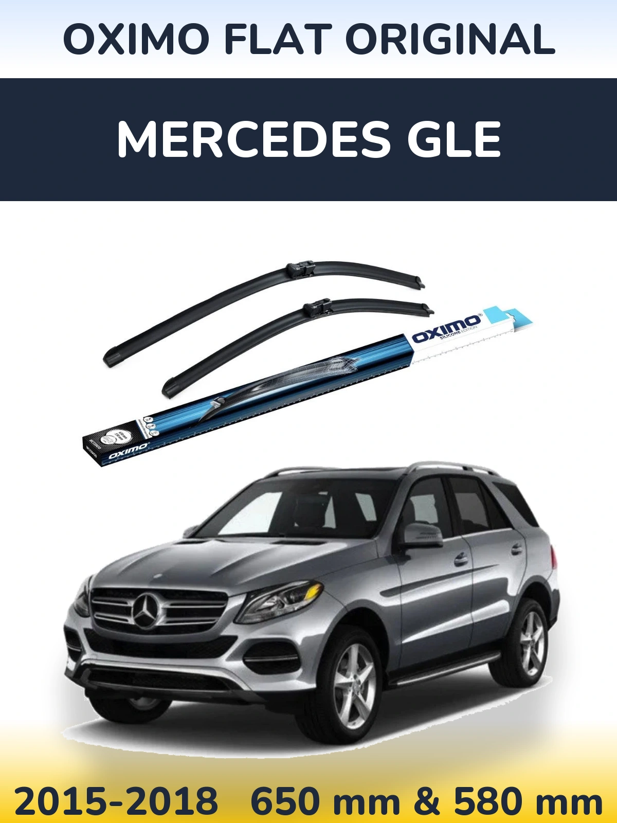 Torkarblad Oximo Flat Original för Mercedes GLE