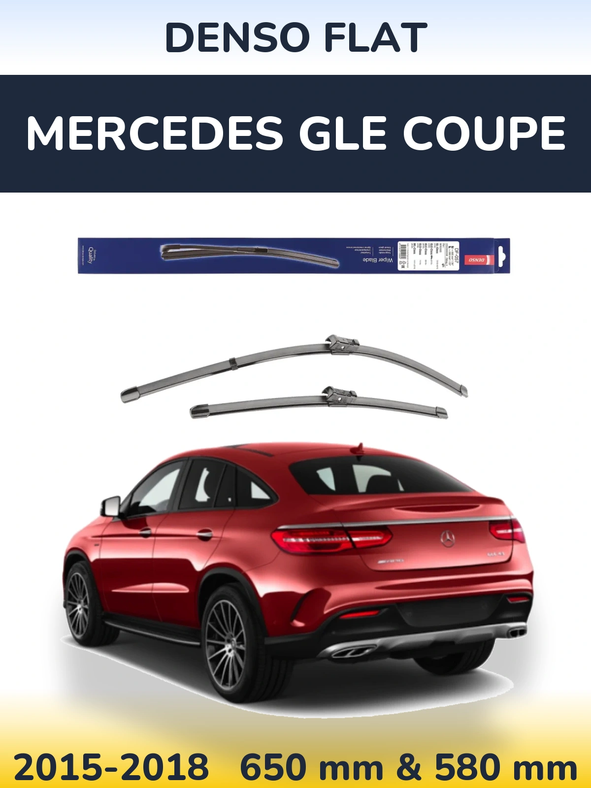 Torkarblad Denso Flat för Mercedes GLE Coupe