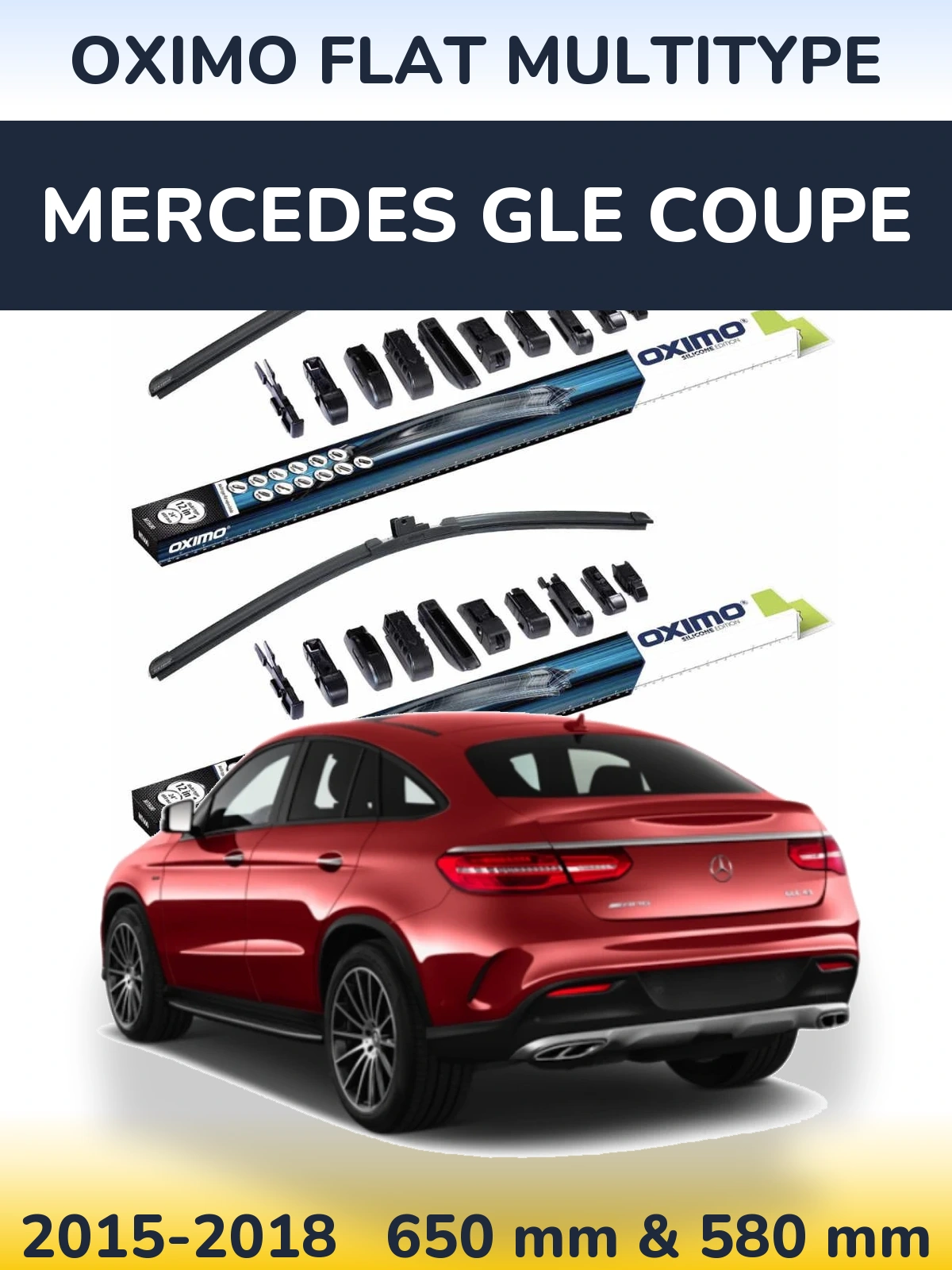 Torkarblad Oximo Flat MultiType för Mercedes GLE Coupe