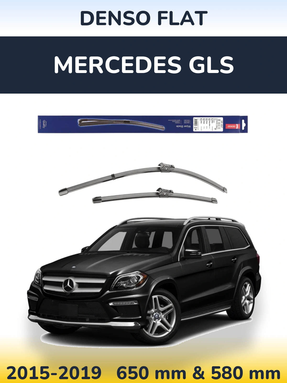 Torkarblad Denso Flat för Mercedes GLS