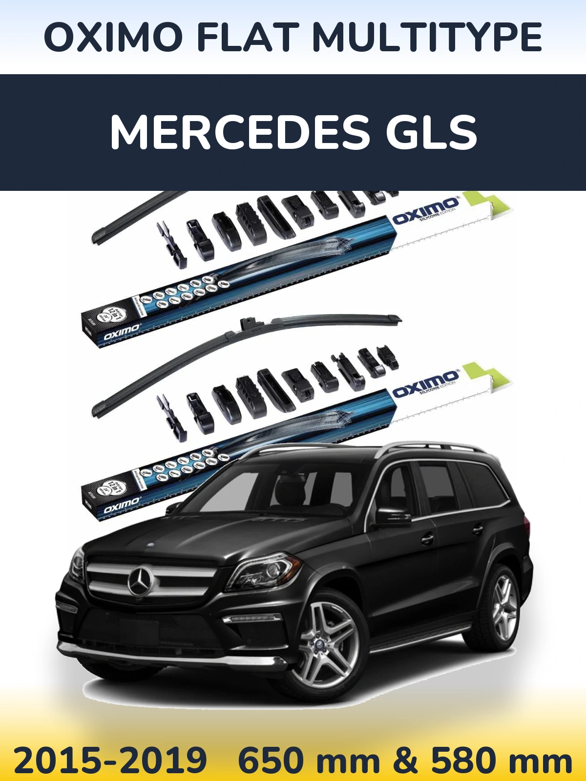 Torkarblad Oximo Flat MultiType för Mercedes GLS