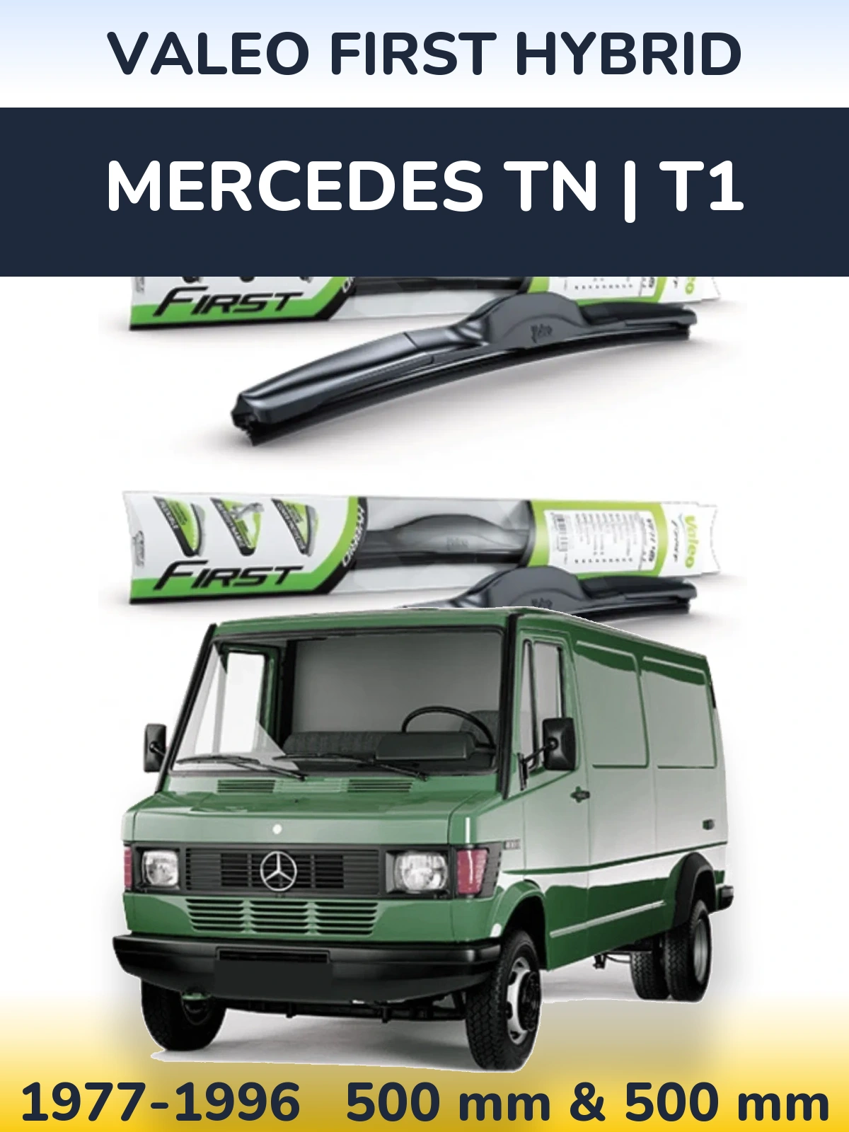 Torkarblad Valeo First Hybrid för Mercedes TN | T1