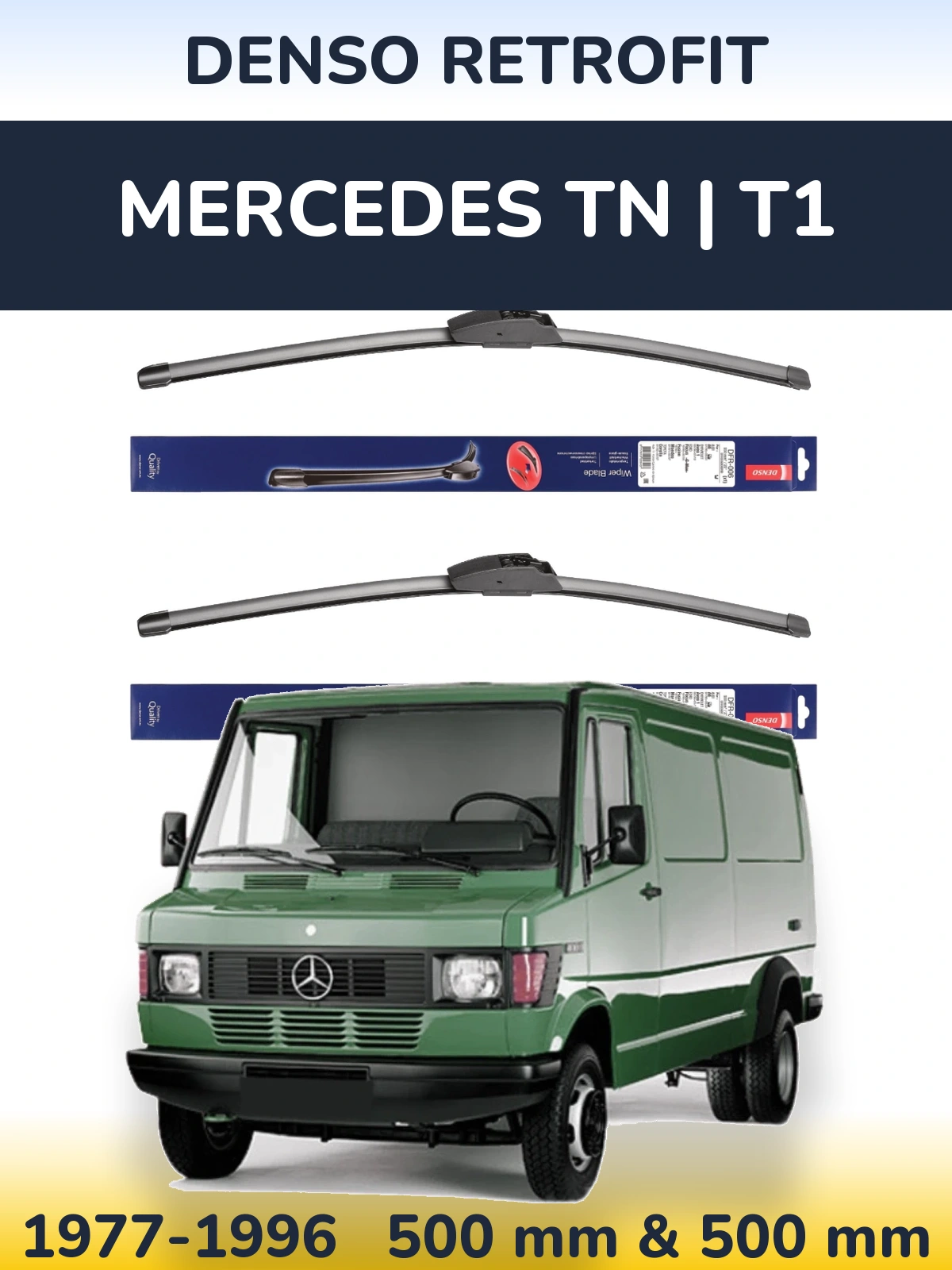 Torkarblad Denso Retrofit för Mercedes TN | T1