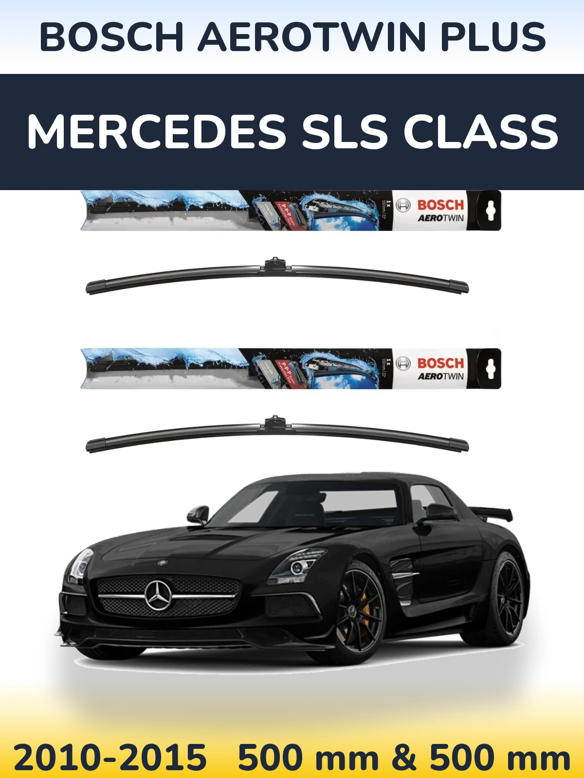 Torkarblad BOSCH AeroTwin Plus för Mercedes SLS Class