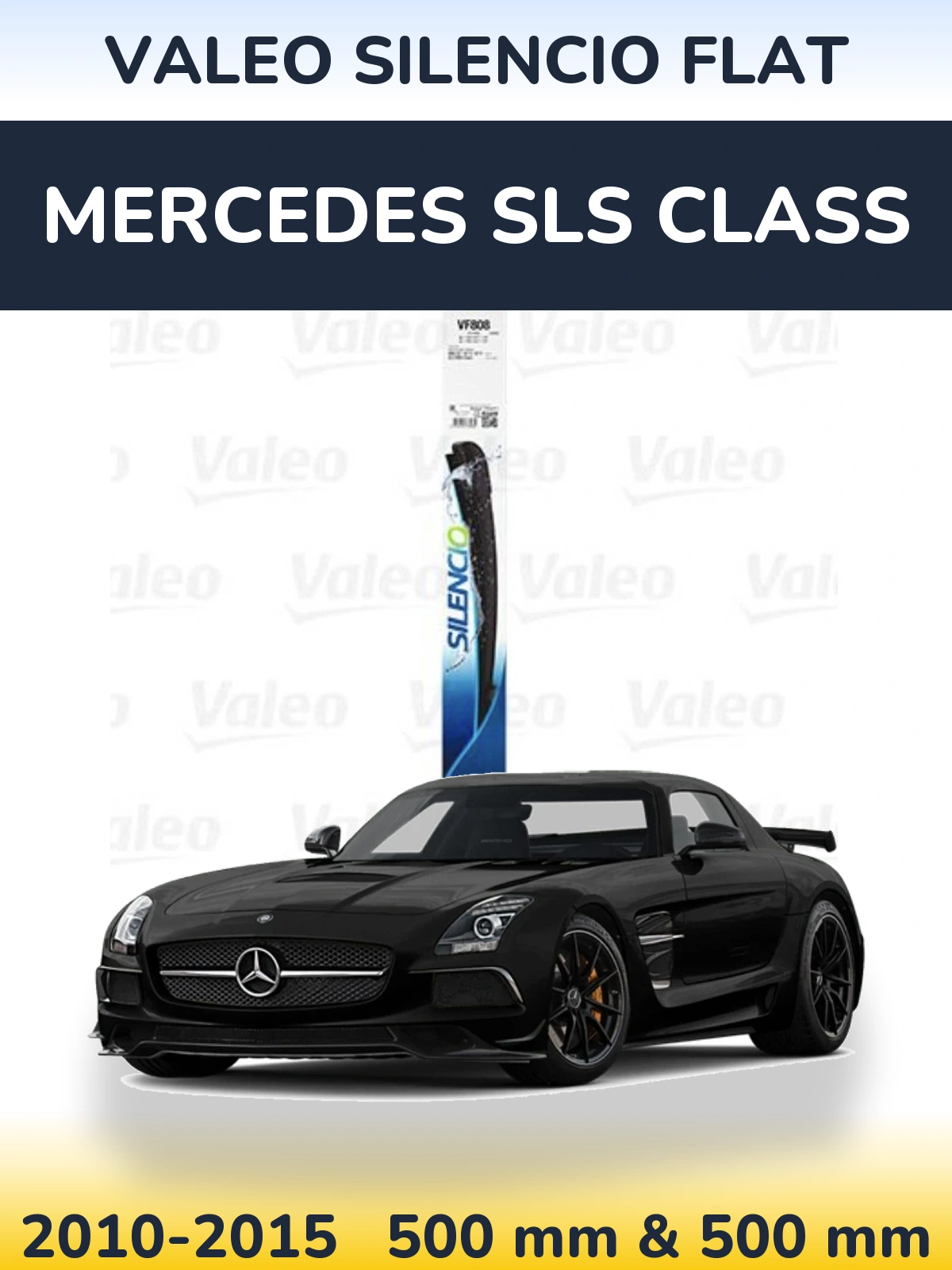 Torkarblad Valeo Silencio Flat för Mercedes SLS Class