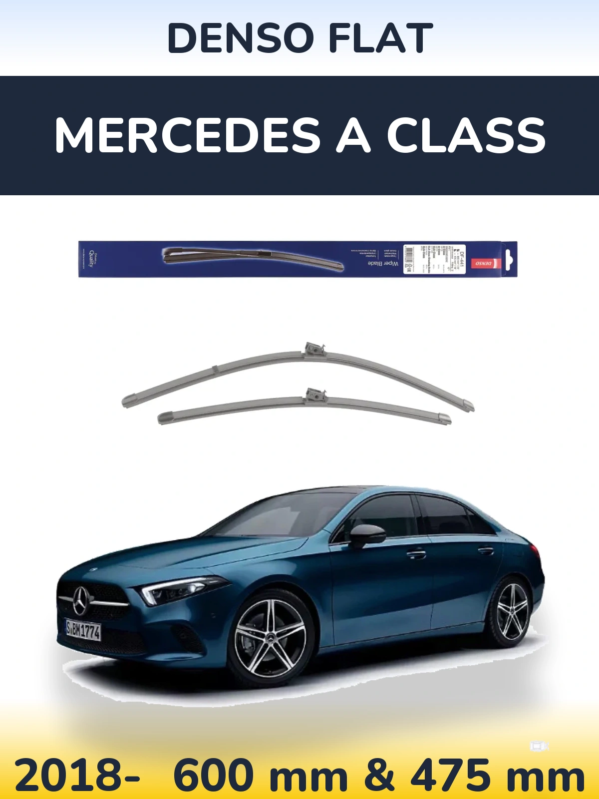 Torkarblad Denso Flat för Mercedes A Class