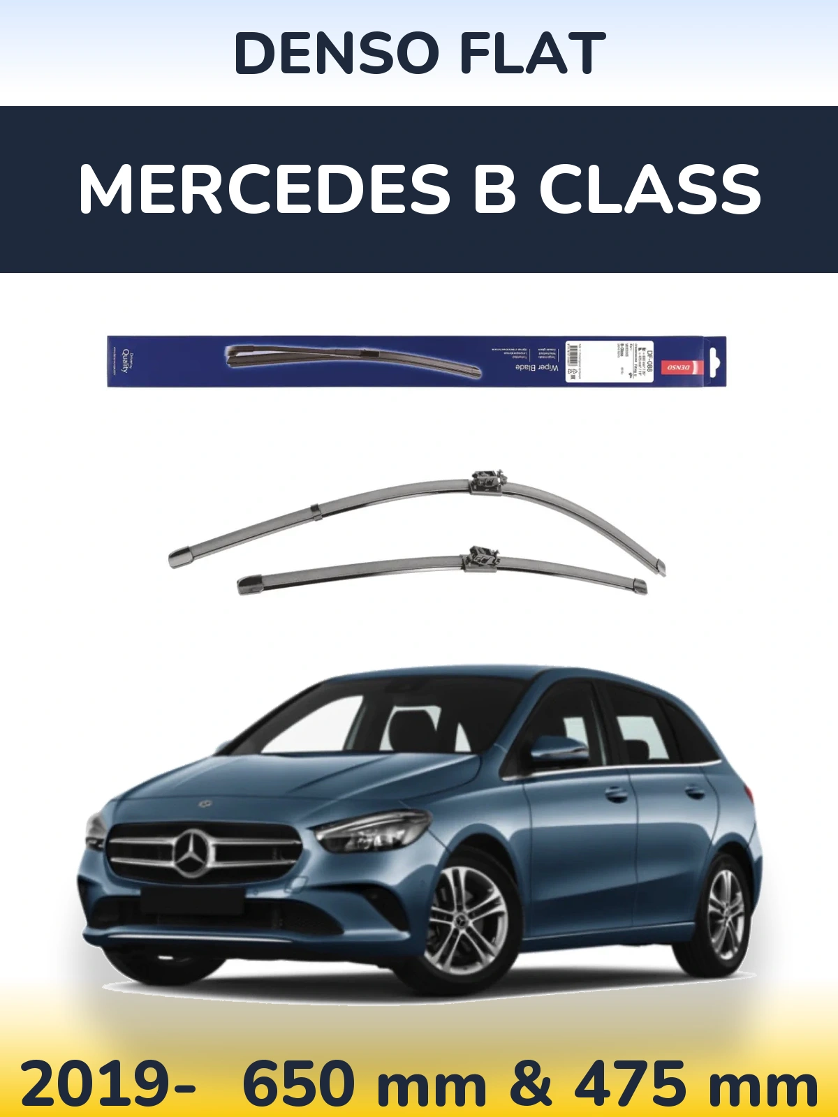 Torkarblad Denso Flat för Mercedes B Class