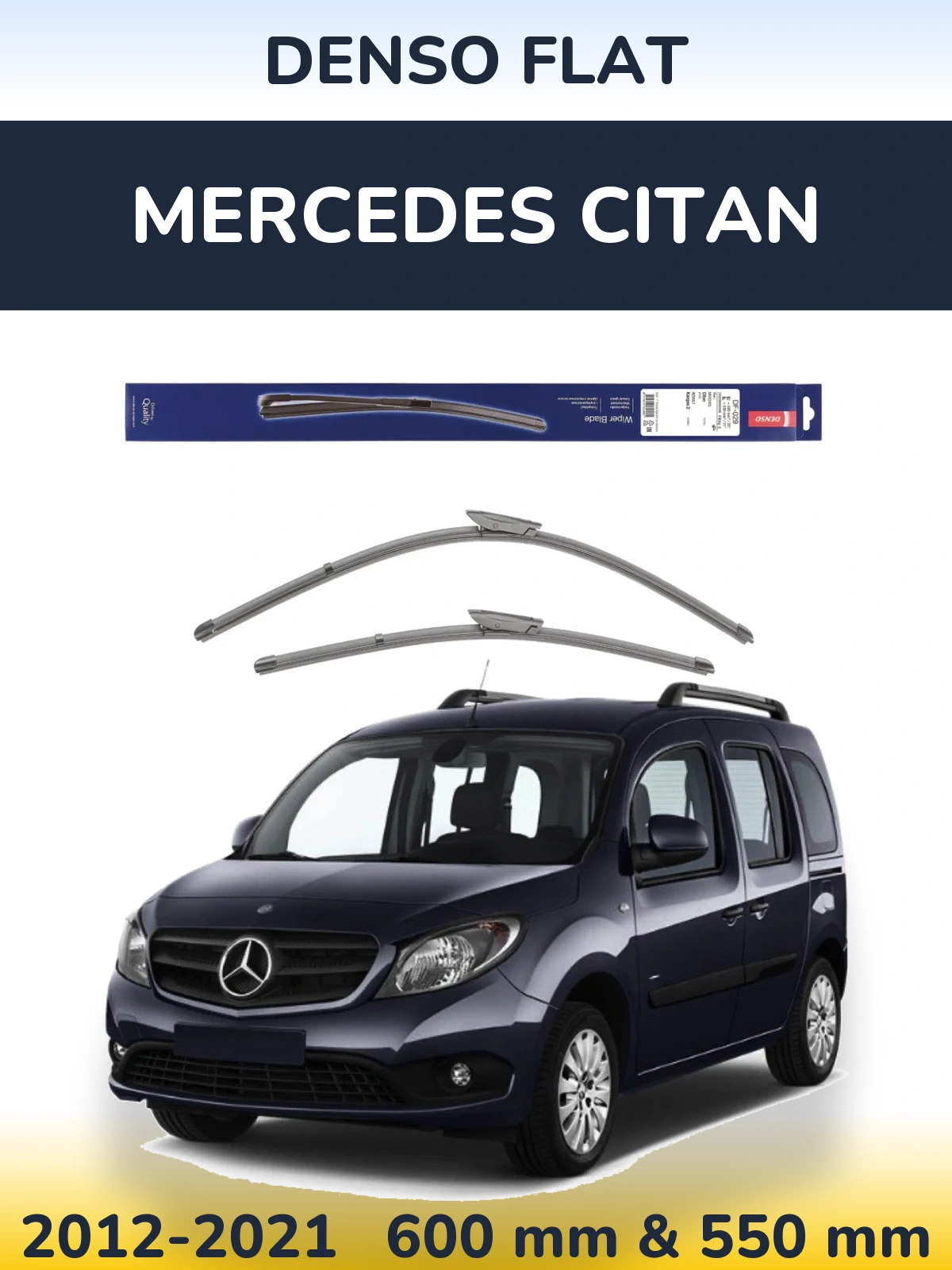 Torkarblad Denso Flat för Mercedes Citan