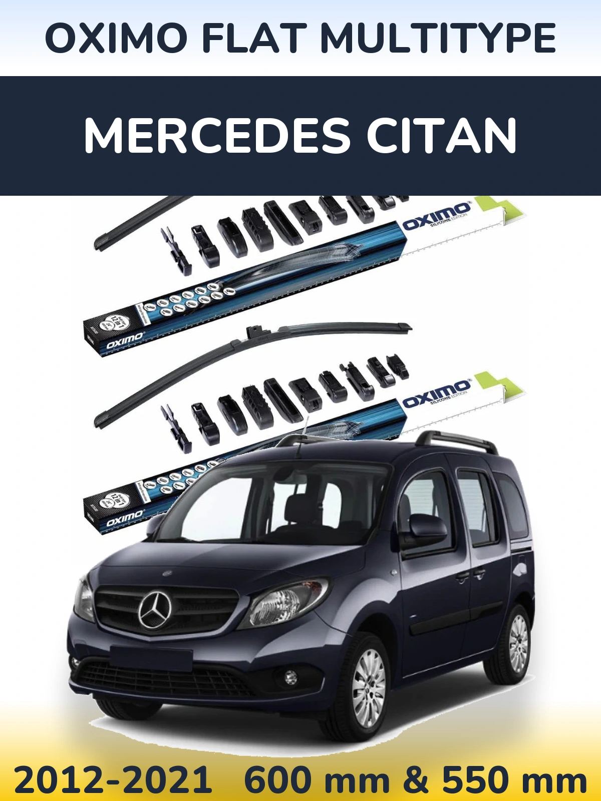 Torkarblad Oximo Flat MultiType för Mercedes Citan