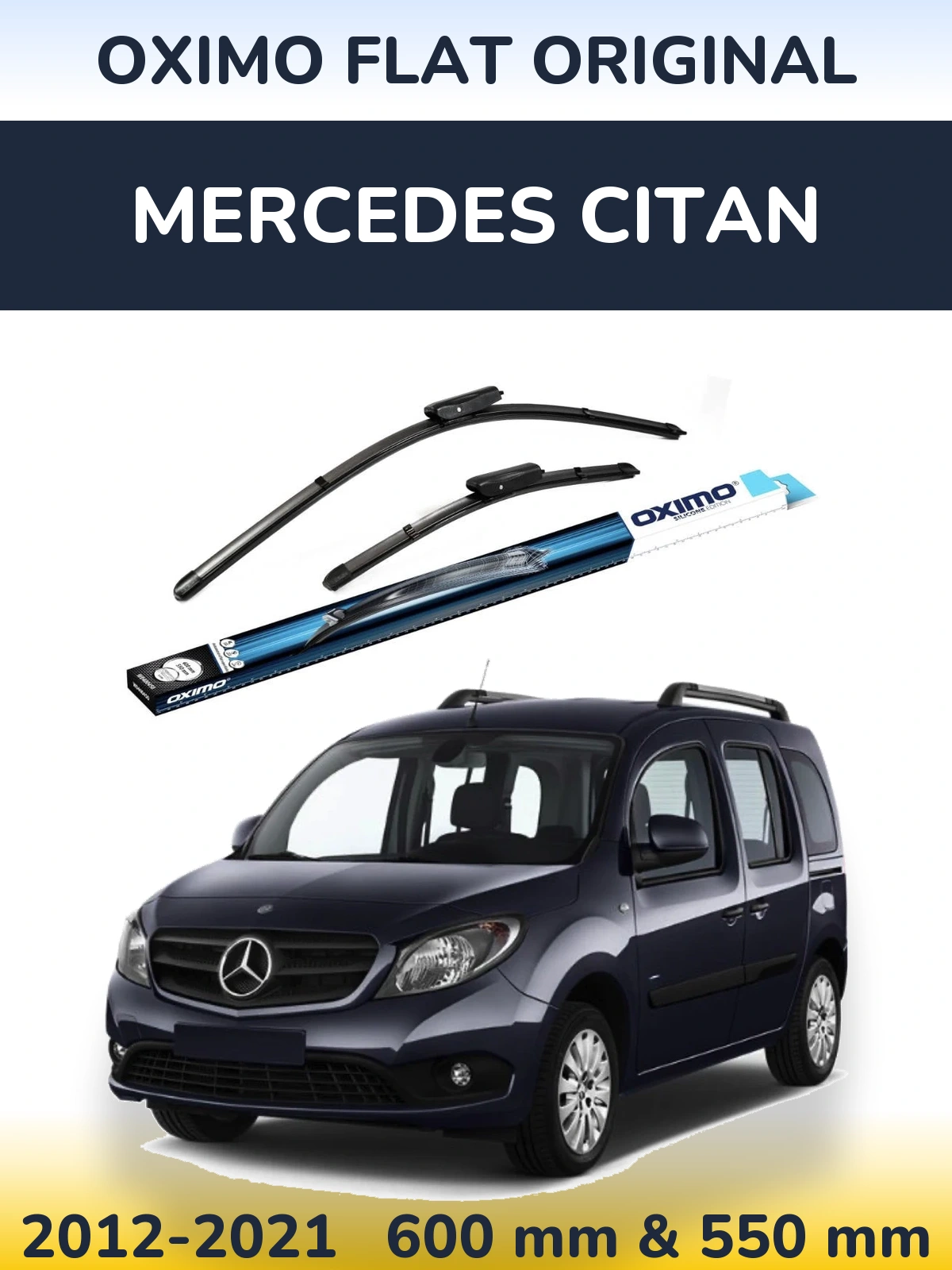 Torkarblad Oximo Flat Original för Mercedes Citan