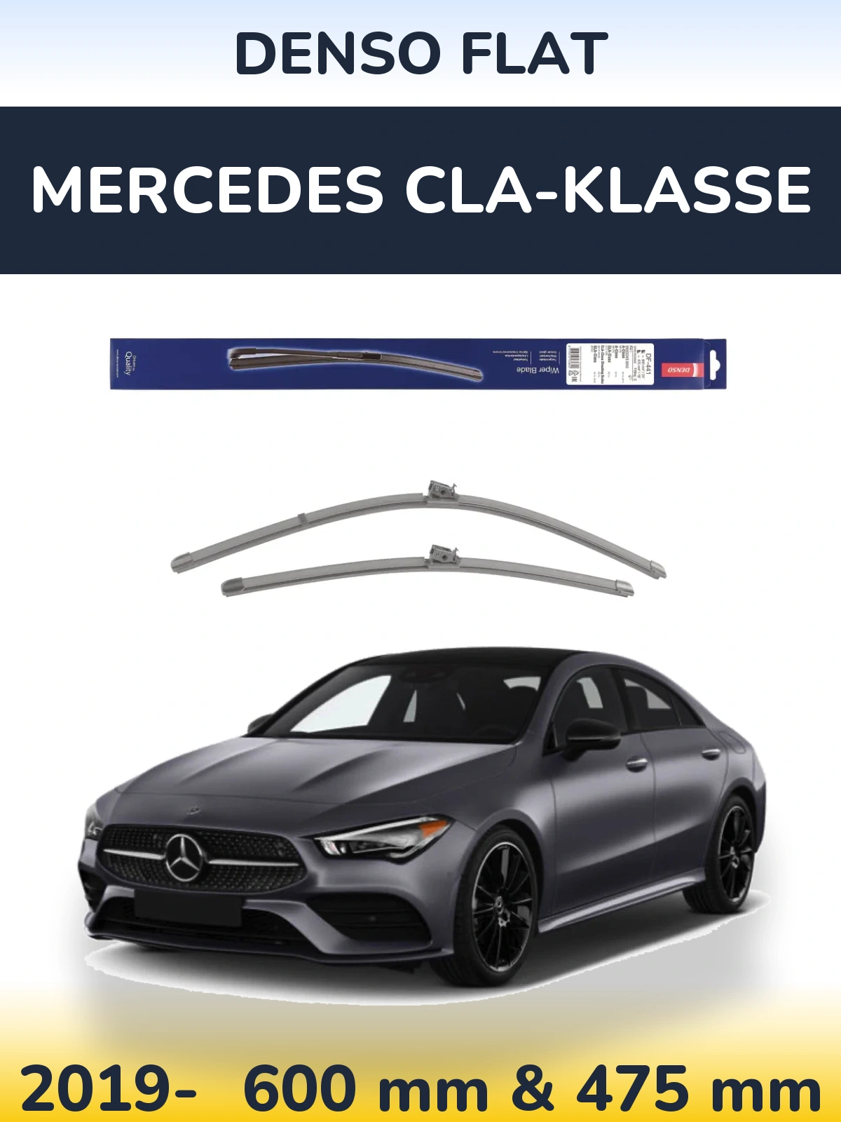Torkarblad Denso Flat för Mercedes CLA-Klasse