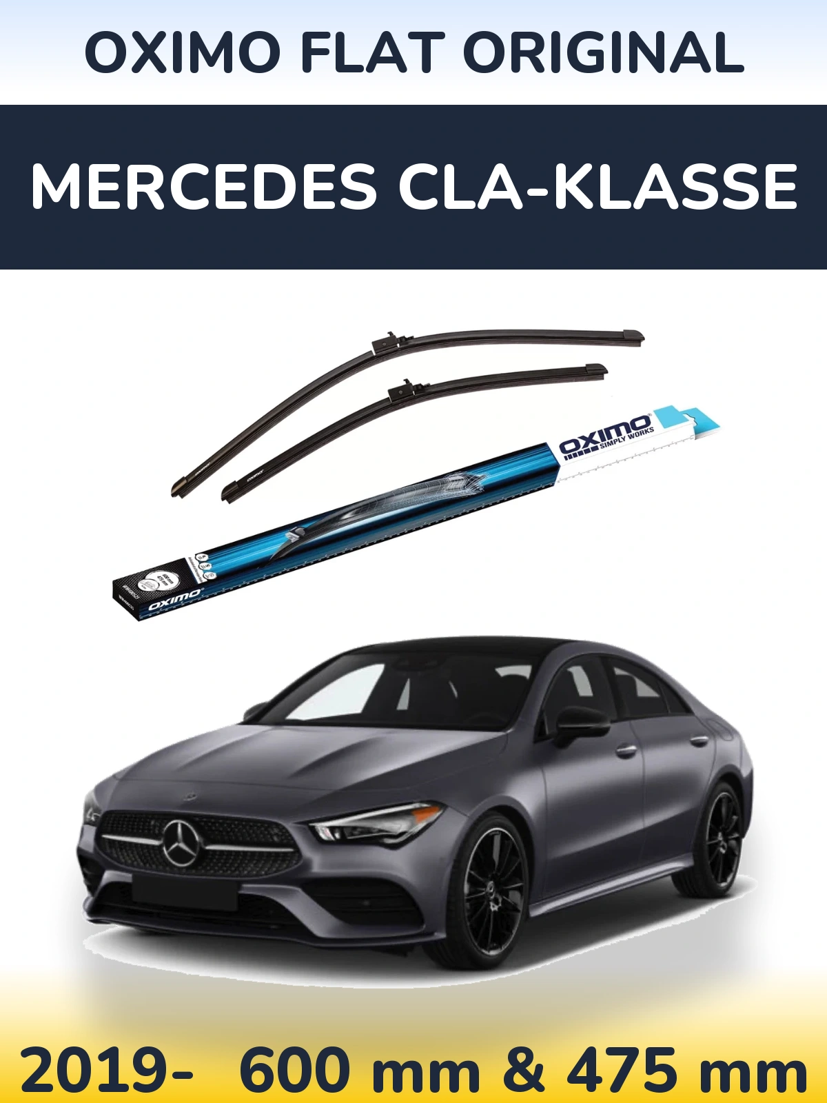 Torkarblad Oximo Flat Original för Mercedes CLA-Klasse