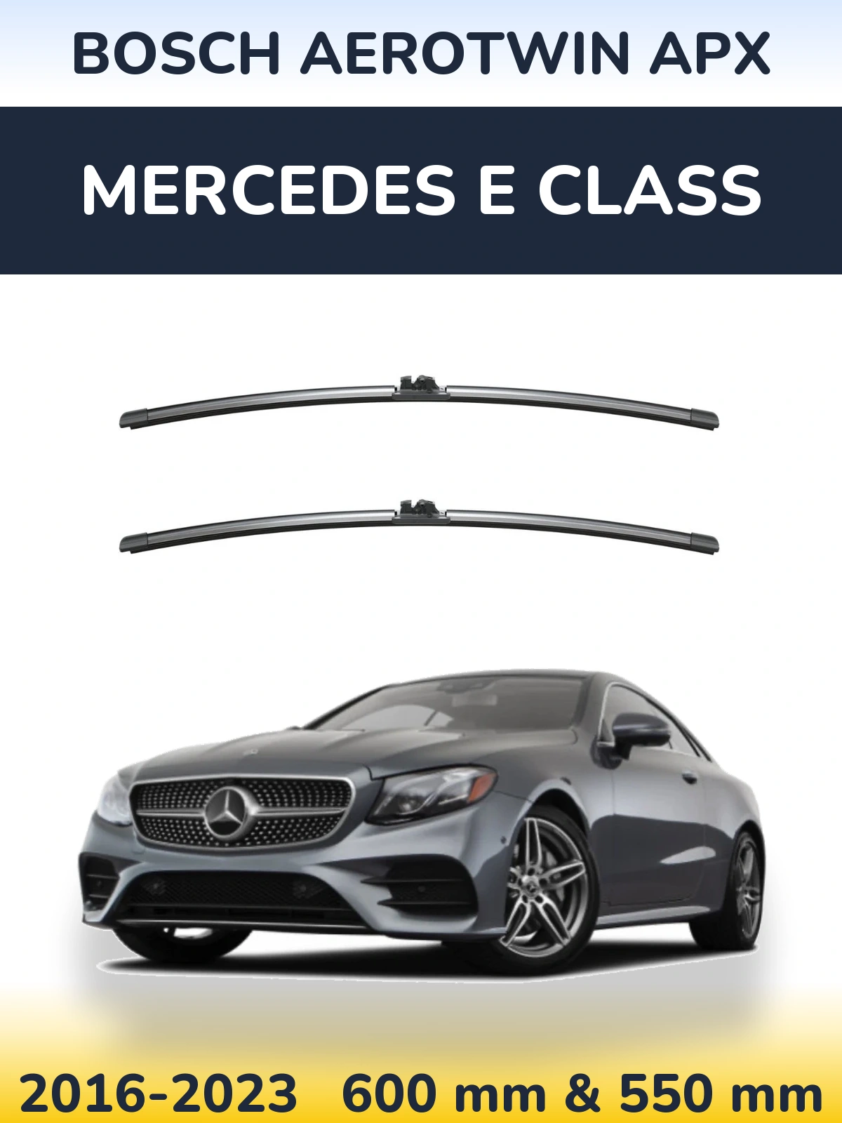 Torkarblad BOSCH AeroTwin APX för Mercedes E Class
