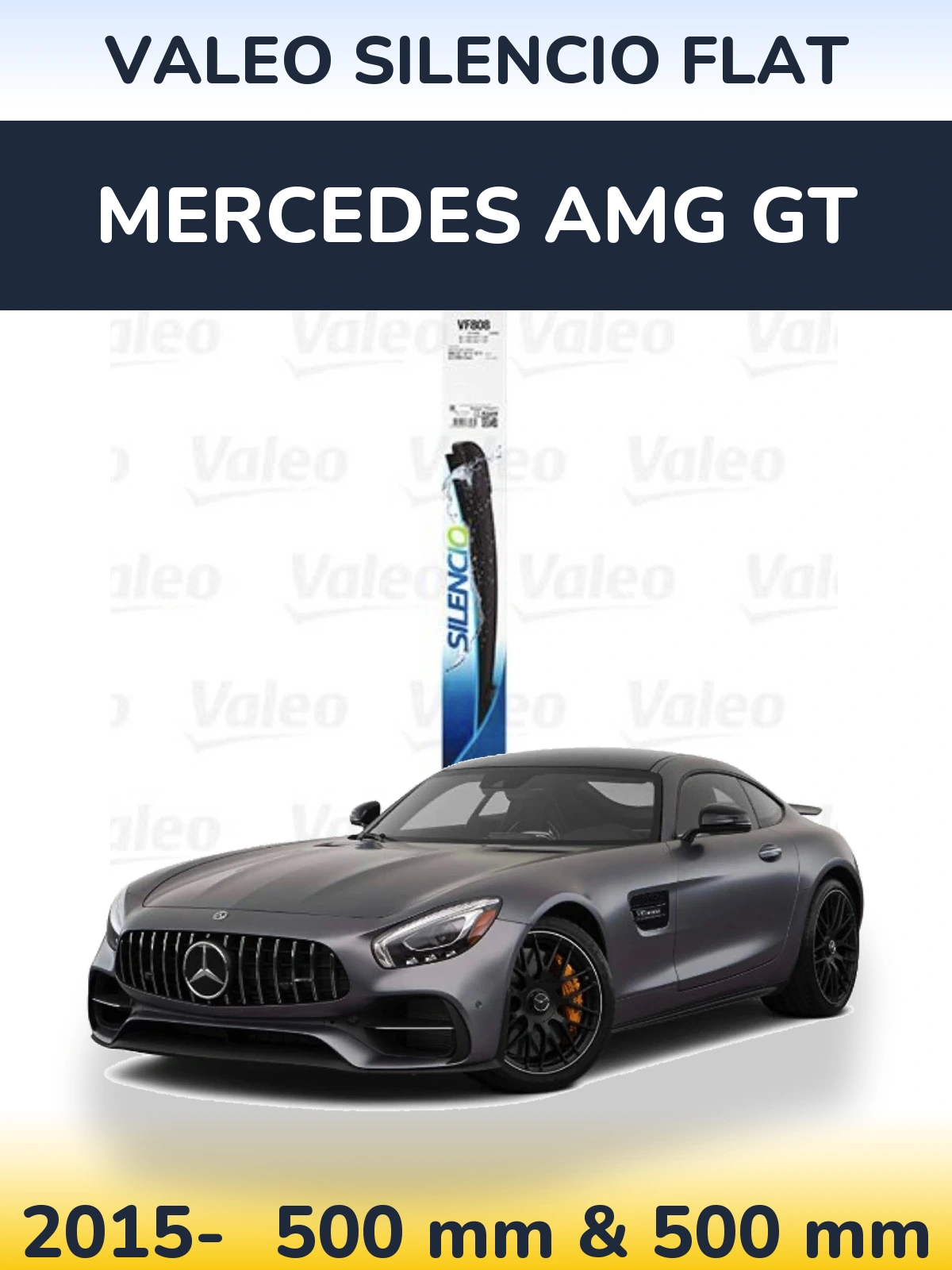 Torkarblad Valeo Silencio Flat för Mercedes AMG GT