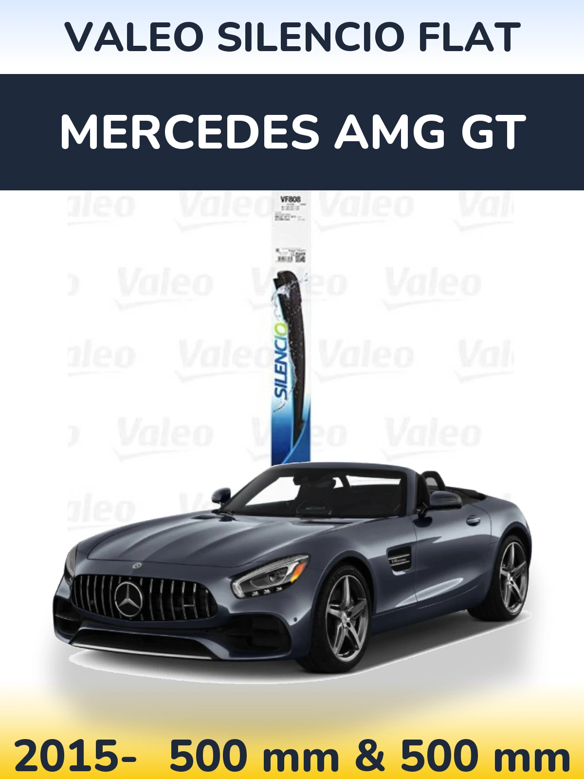 Torkarblad Valeo Silencio Flat för Mercedes AMG GT