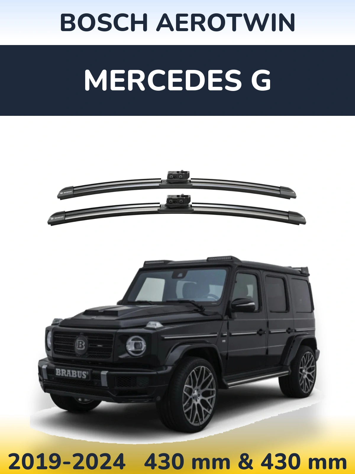 Torkarblad BOSCH AeroTwin för Mercedes G