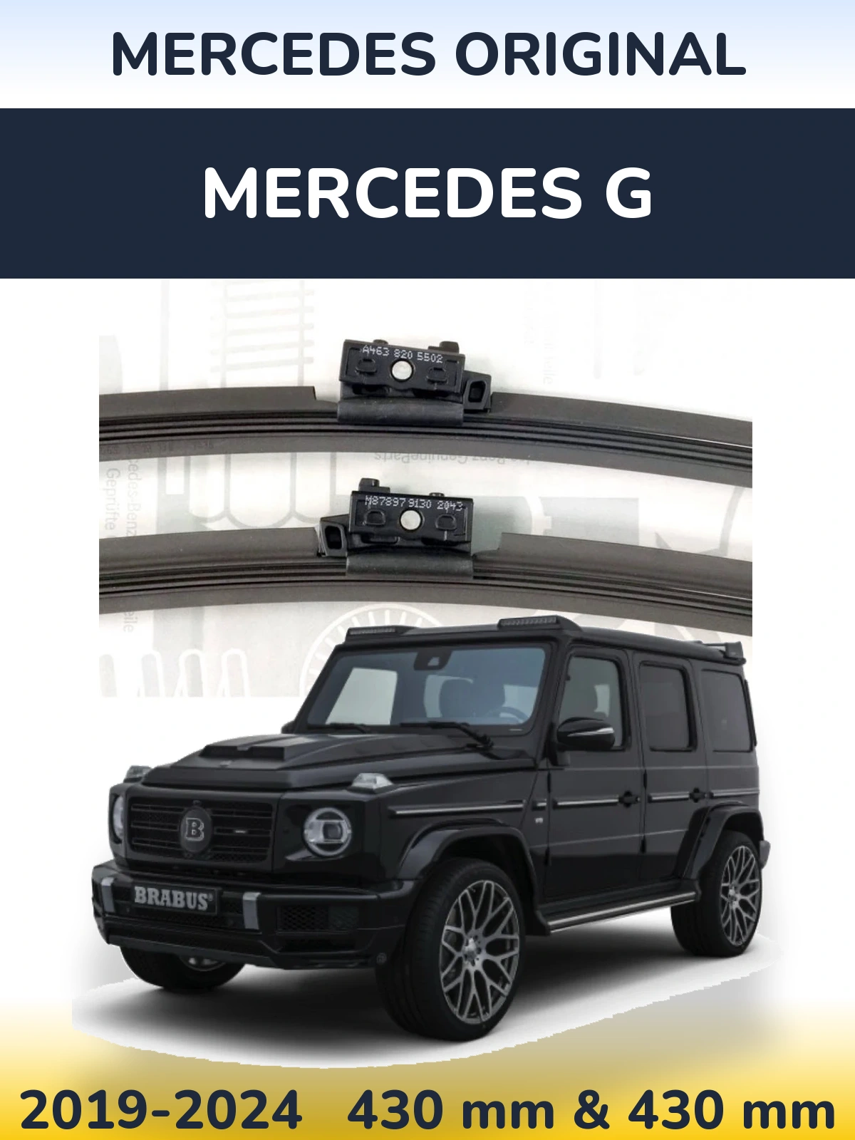 Torkarblad Mercedes OEM Mercedes Original för Mercedes G