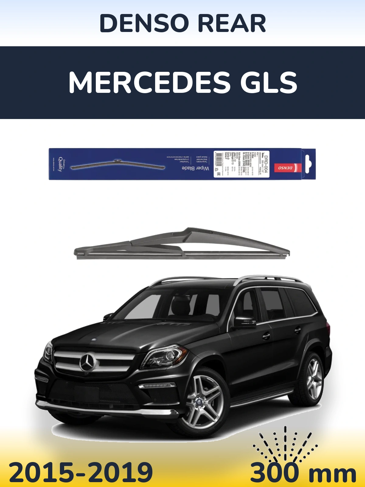 Torkarblad Denso Rear för Mercedes GLS