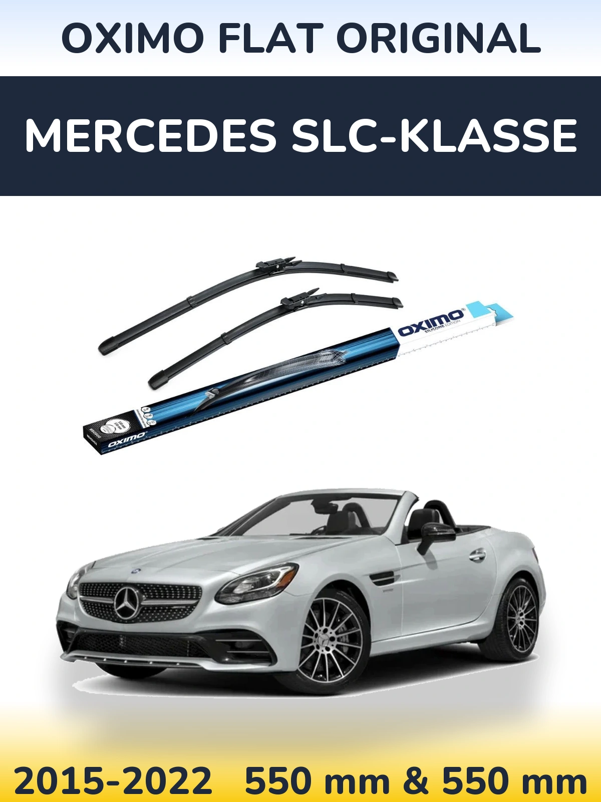 Torkarblad Oximo Flat Original för Mercedes SLC-Klasse
