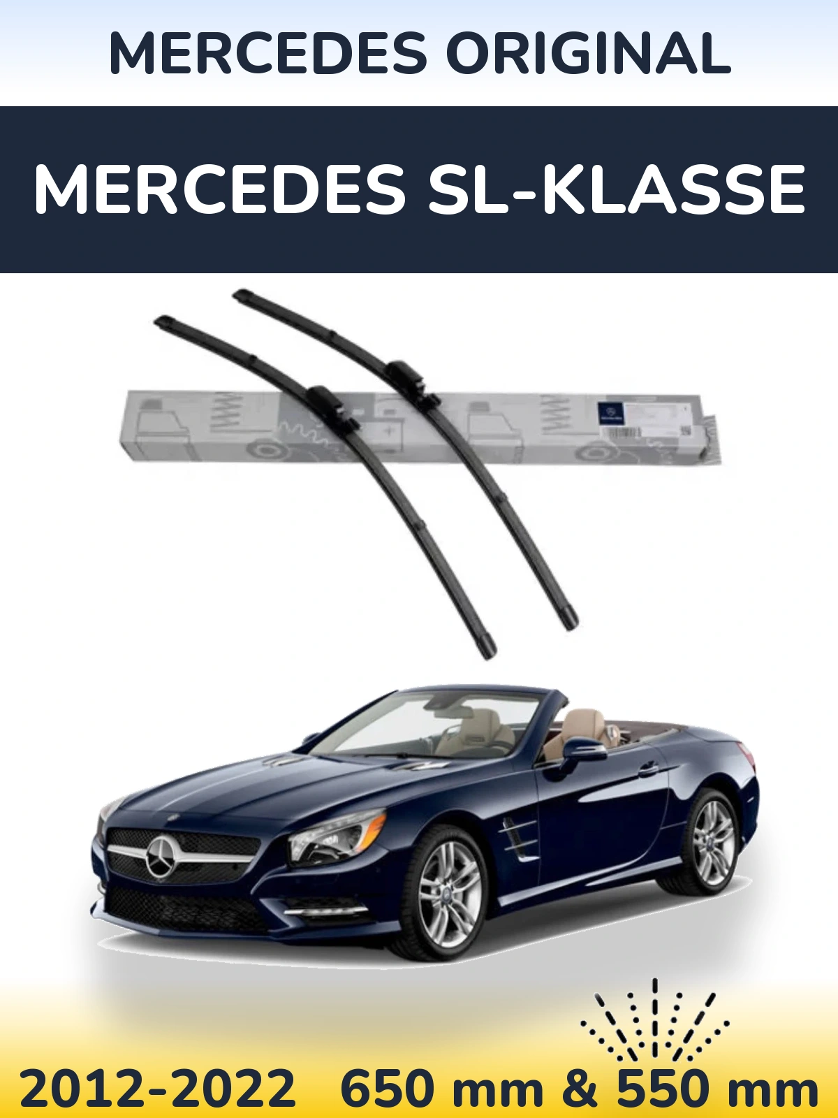 Torkarblad Mercedes OEM Mercedes Original för Mercedes SL-Klasse