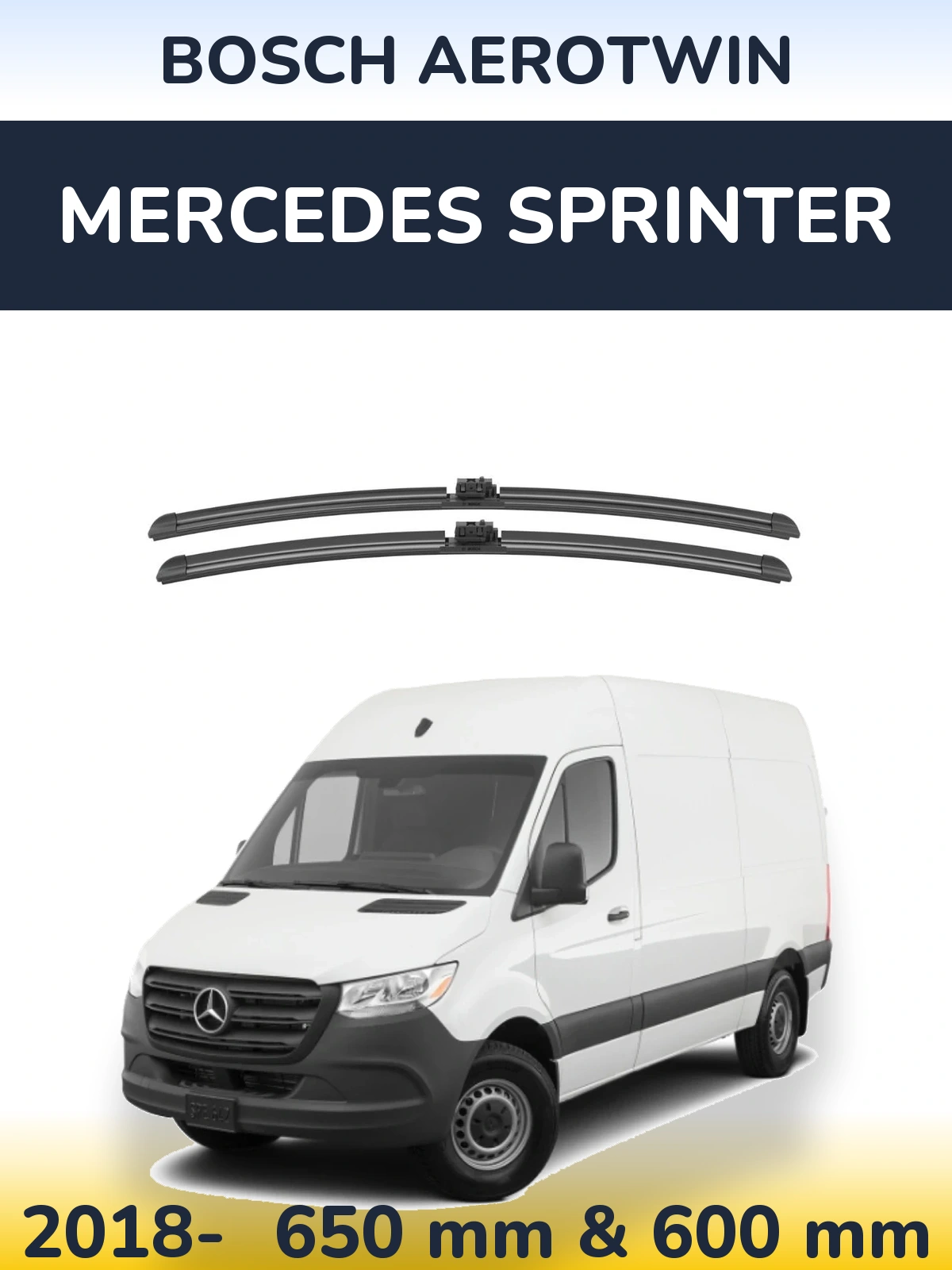 Torkarblad BOSCH AeroTwin för Mercedes Sprinter