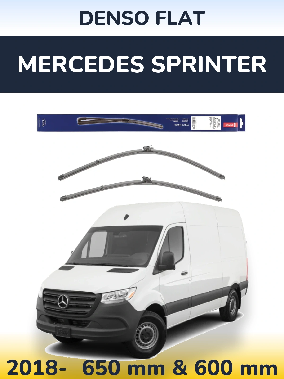 Torkarblad Denso Flat för Mercedes Sprinter