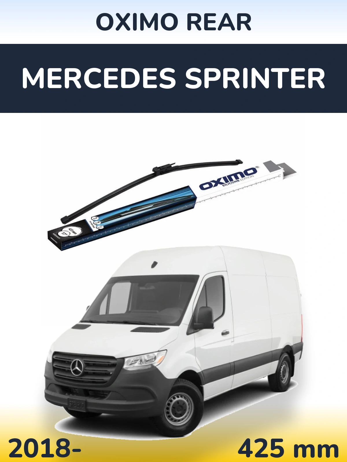 Rear wiper blade Oximo Rear 425 mm for Mercedes Sprinter 2018-2026