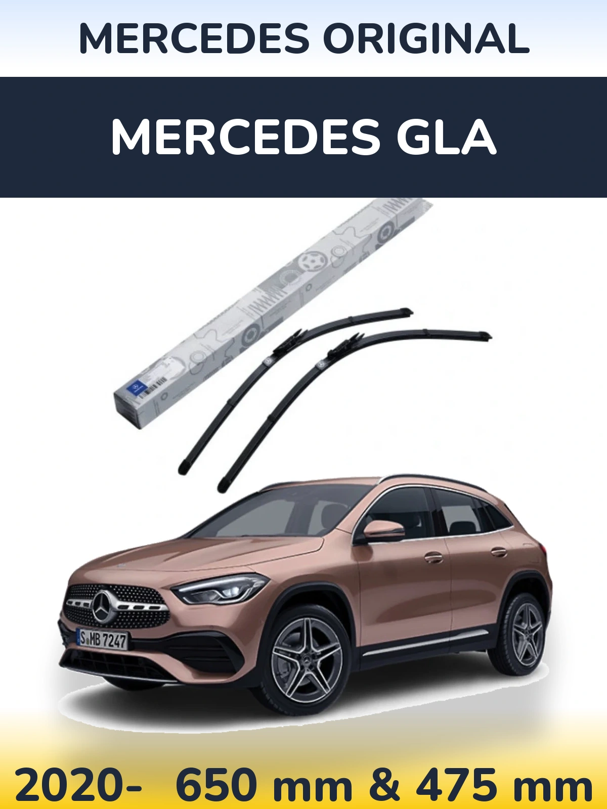 Torkarblad Mercedes OEM Mercedes Original för Mercedes GLA