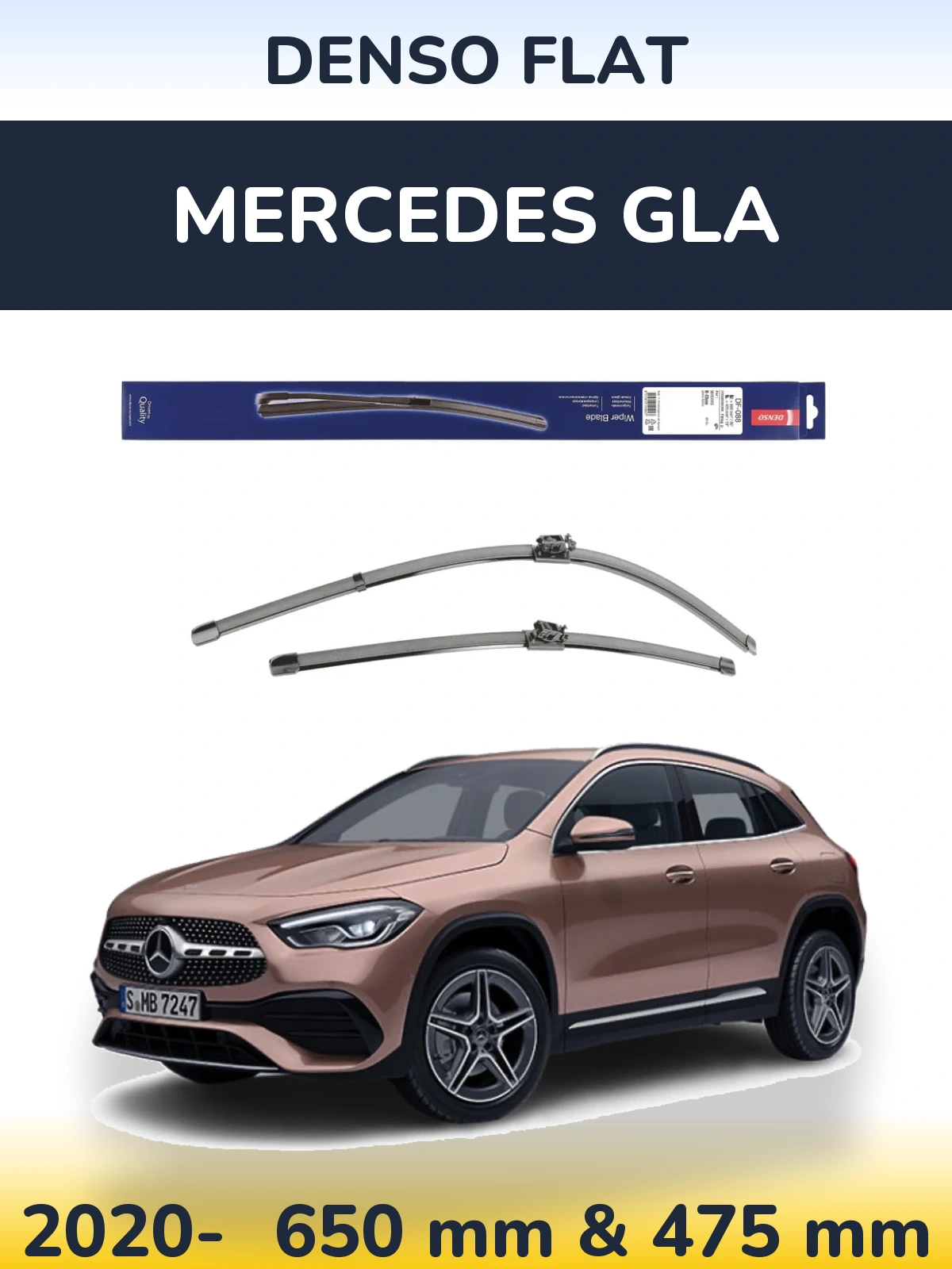 Torkarblad Denso Flat för Mercedes GLA