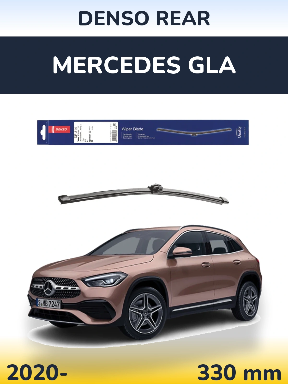 Torkarblad Denso Rear för Mercedes GLA