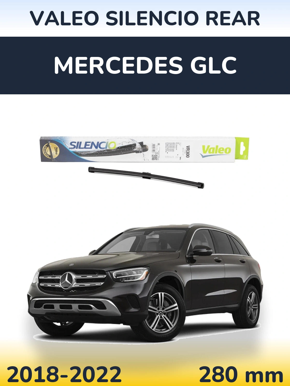 Torkarblad Valeo Silencio Rear för Mercedes GLC
