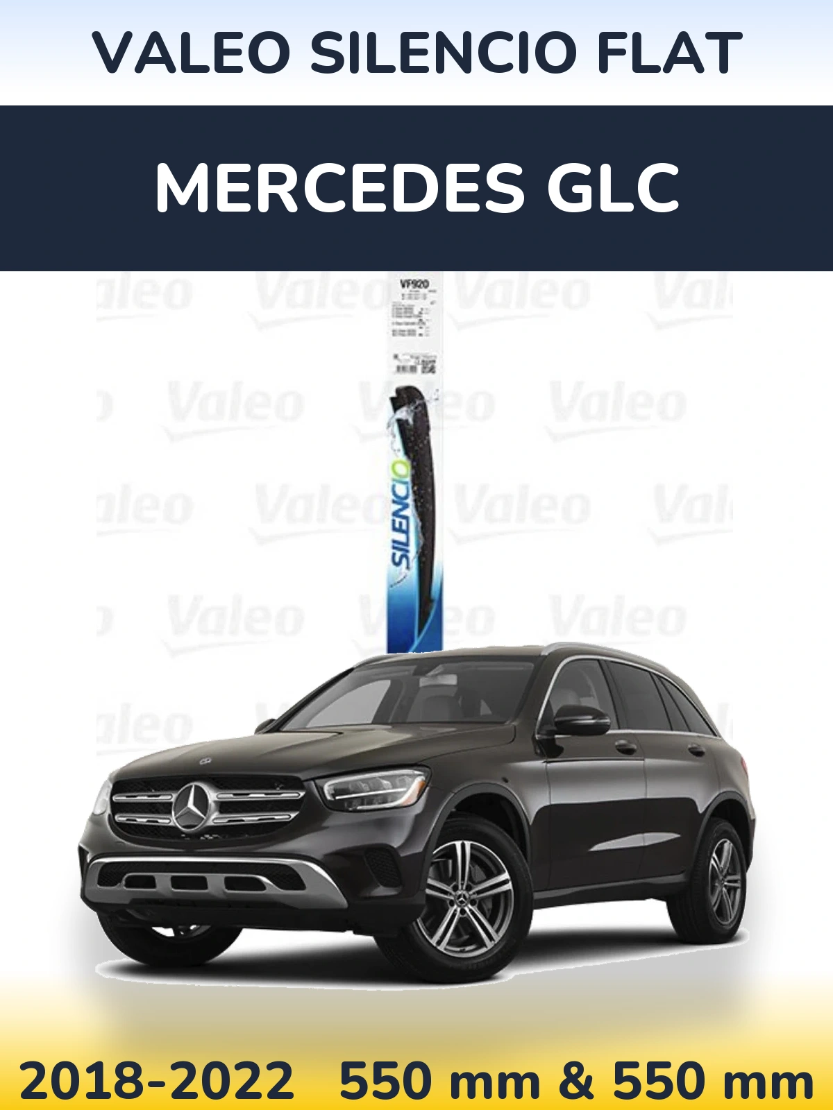 Torkarblad Valeo Silencio Flat för Mercedes GLC
