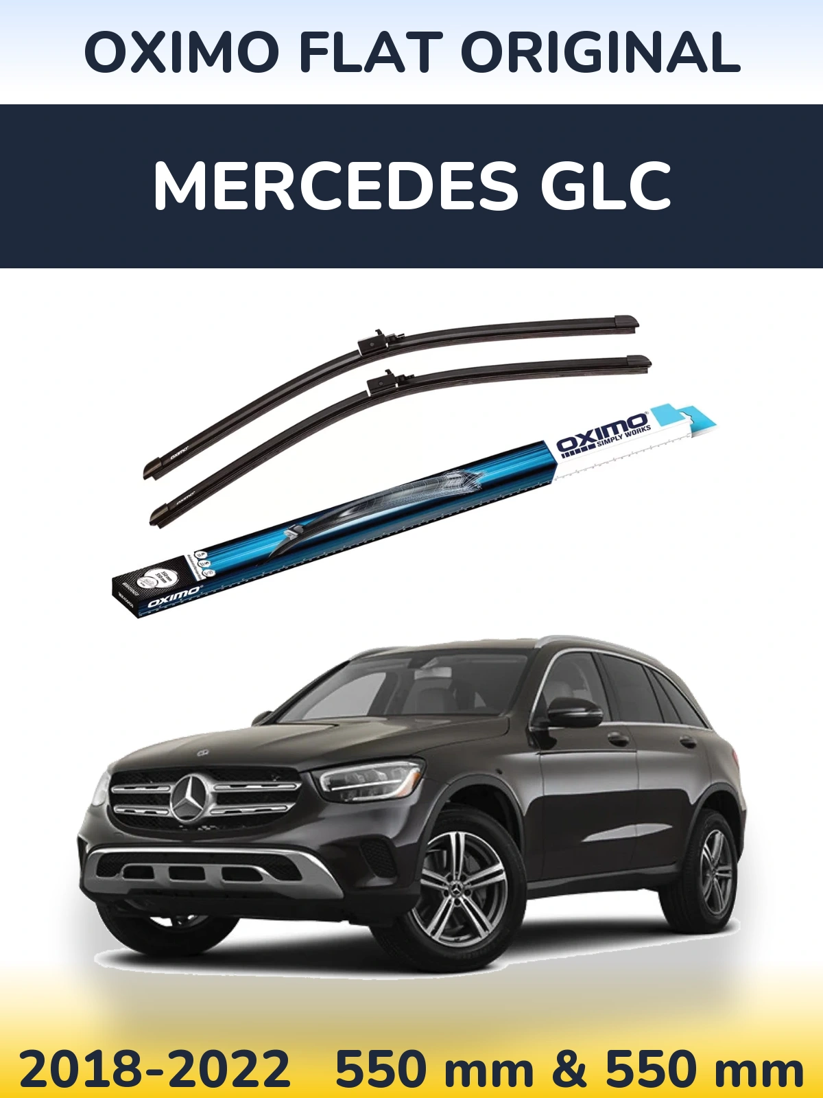 Torkarblad Oximo Flat Original för Mercedes GLC