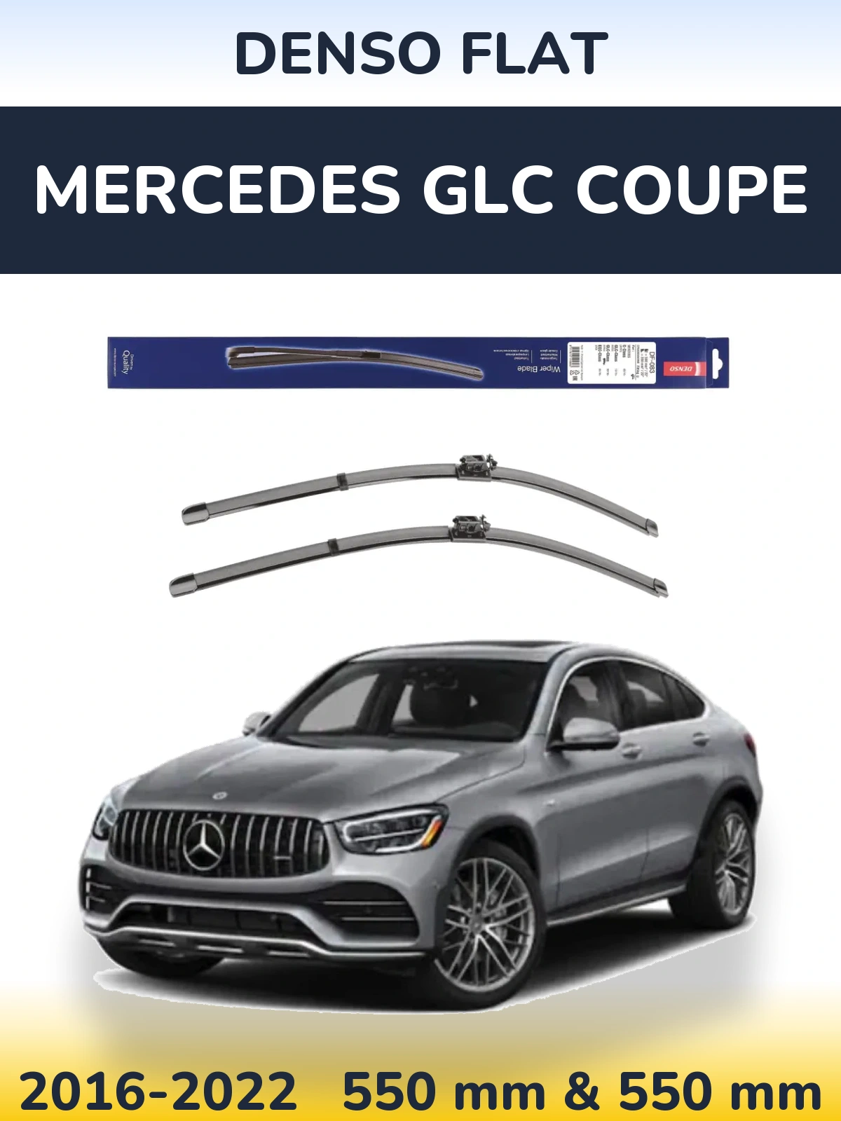 Torkarblad Denso Flat för Mercedes GLC Coupe