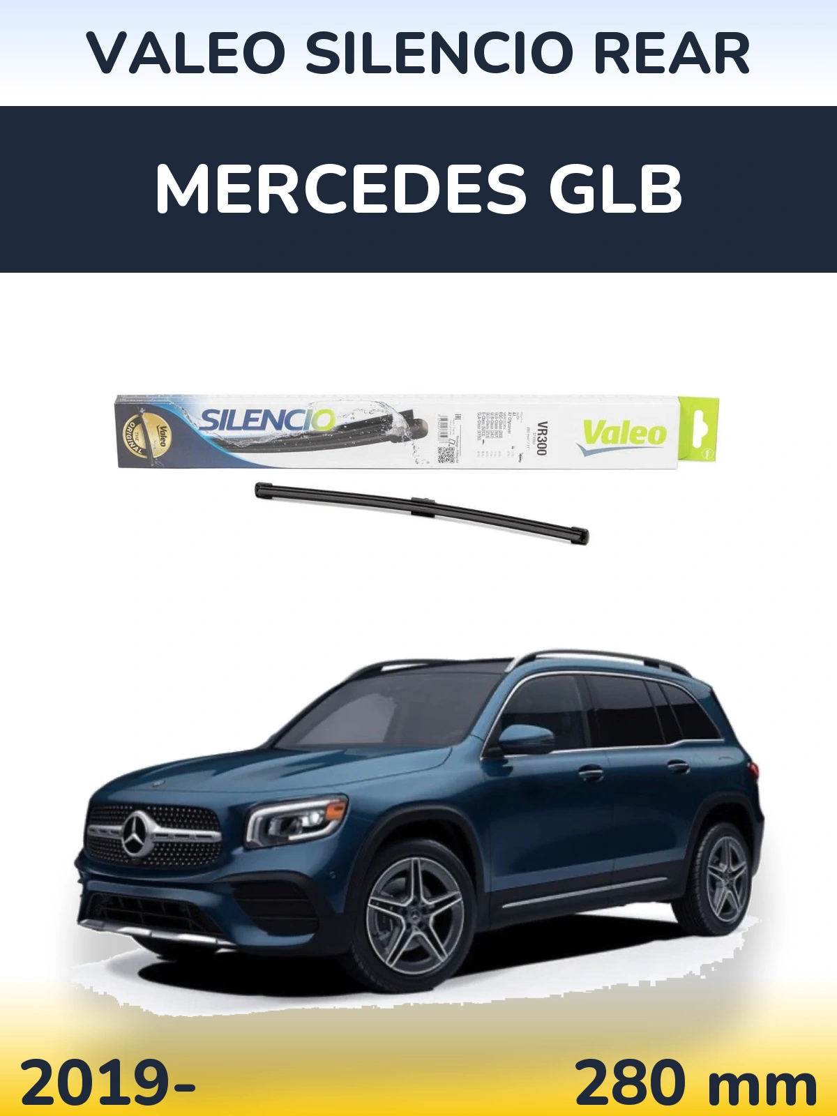 Torkarblad Valeo Silencio Rear för Mercedes GLB