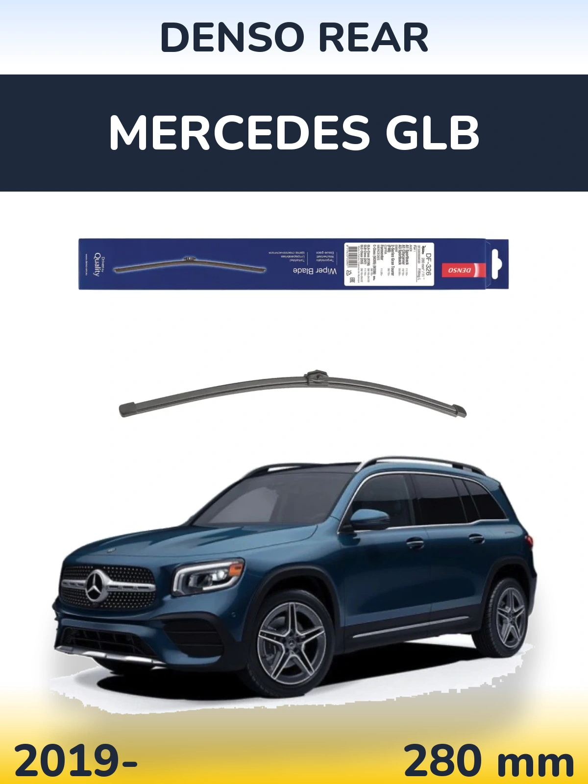 Torkarblad Denso Rear för Mercedes GLB