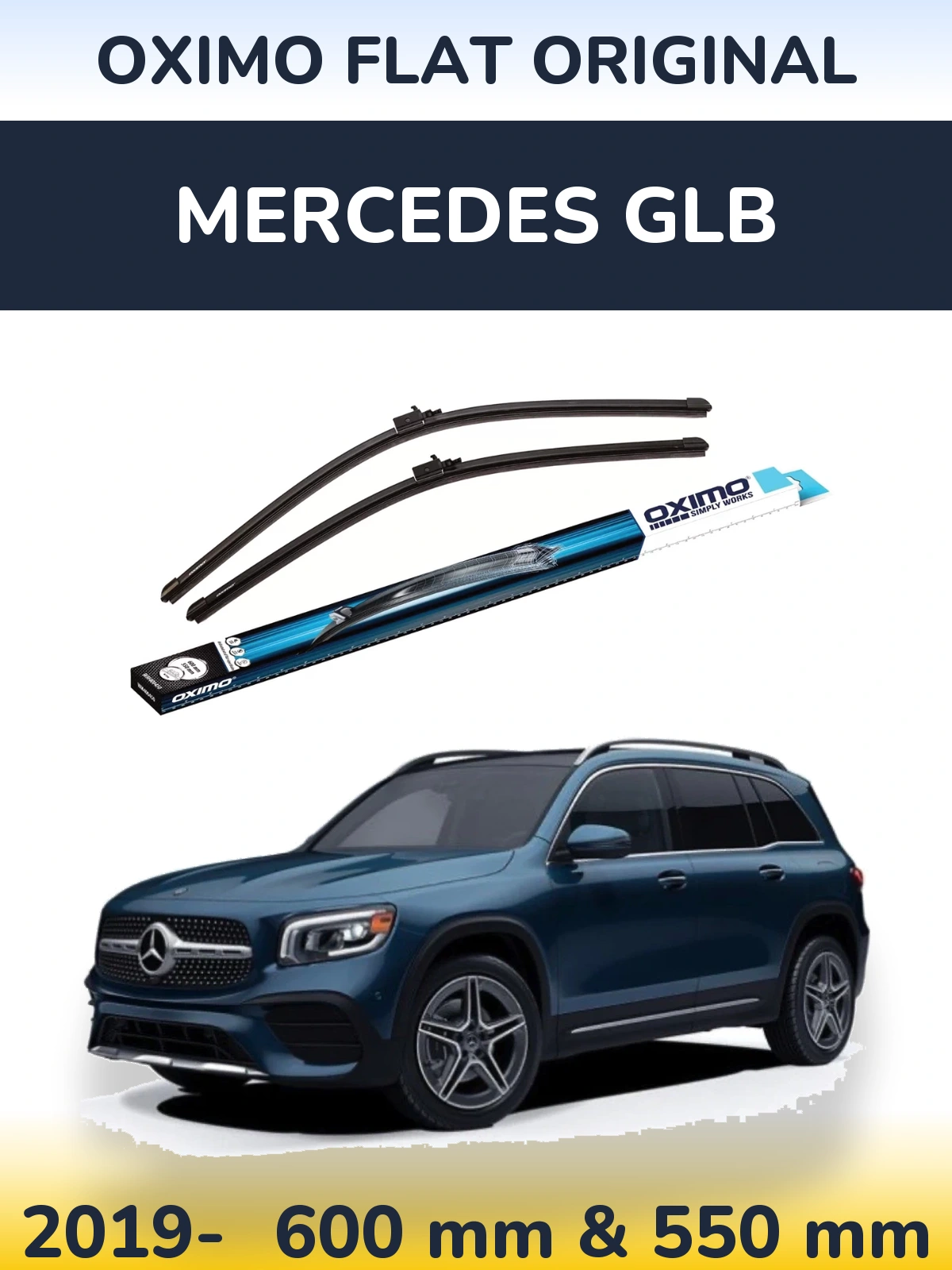 Torkarblad Oximo Flat Original för Mercedes GLB