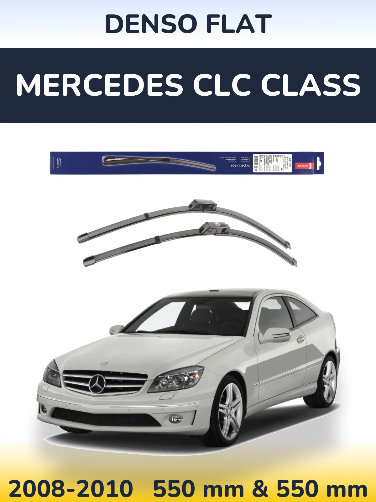 Torkarblad Denso Flat för Mercedes CLC Class