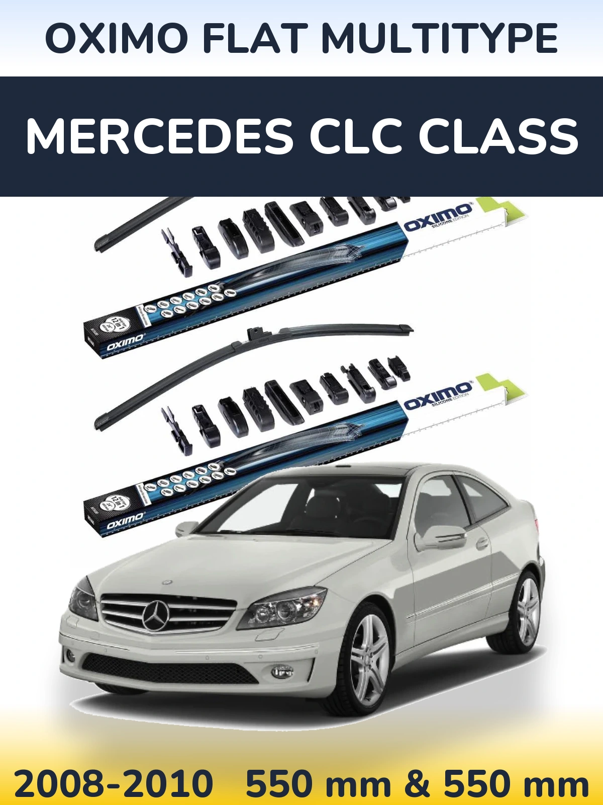 Torkarblad Oximo Flat MultiType för Mercedes CLC Class