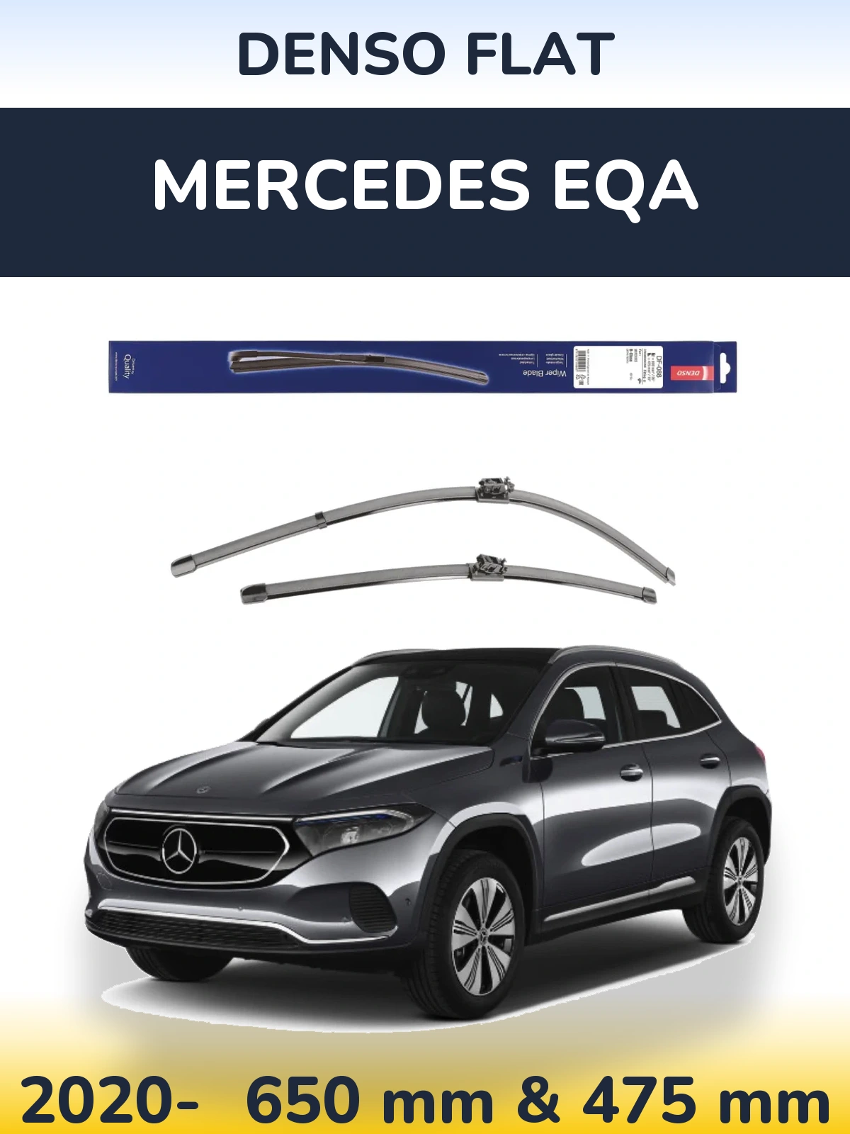Torkarblad Denso Flat för Mercedes EQA