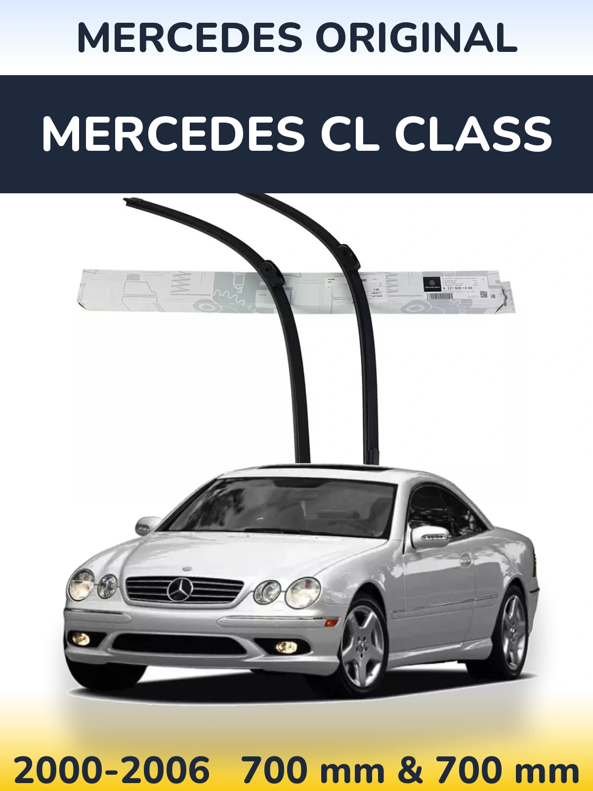 Torkarblad Mercedes OEM Mercedes Original för Mercedes CL Class
