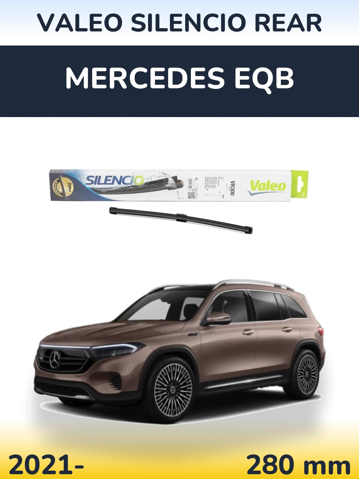 Torkarblad Valeo Silencio Rear för Mercedes EQB