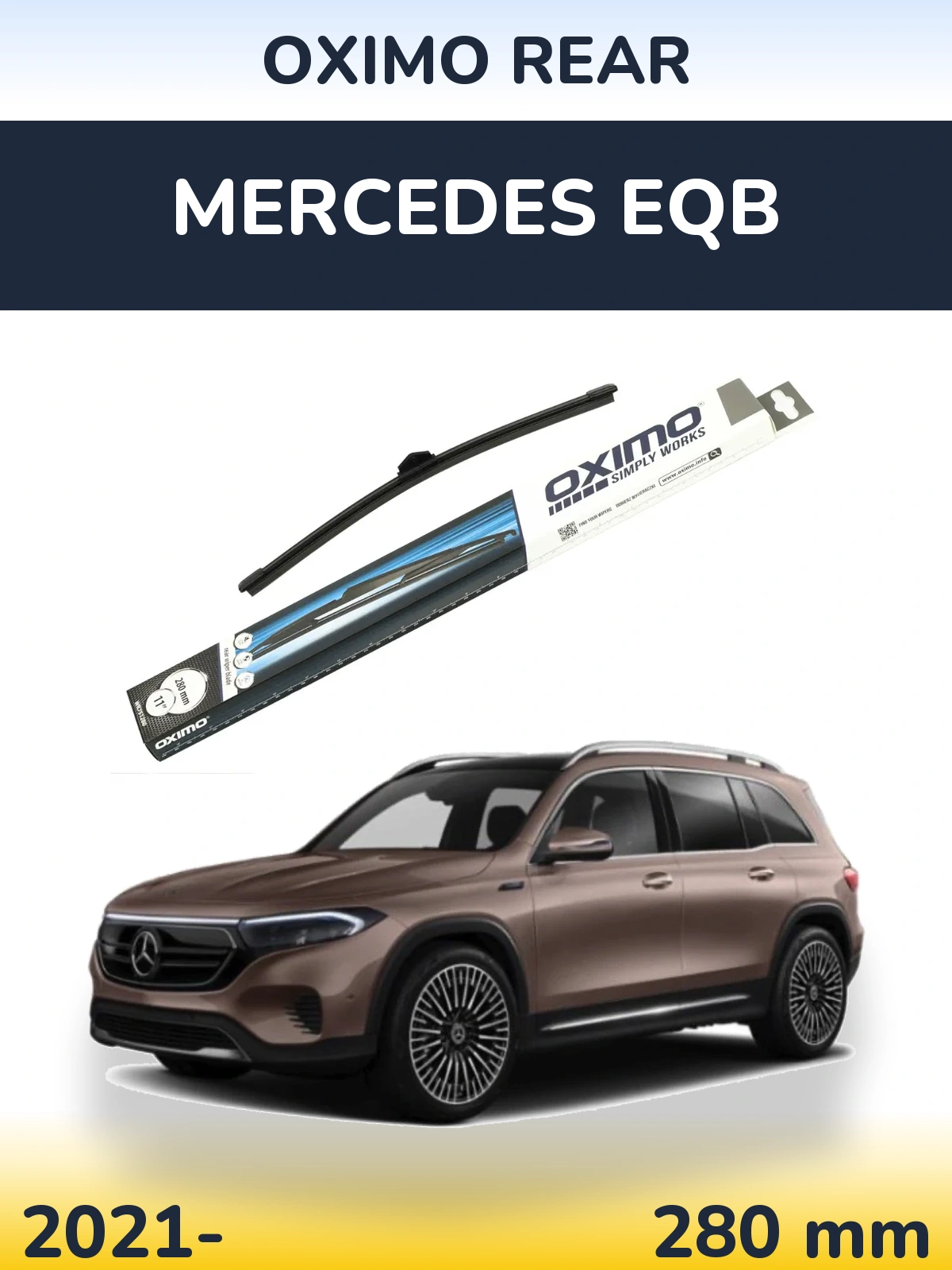 Torkarblad Oximo Rear för Mercedes EQB