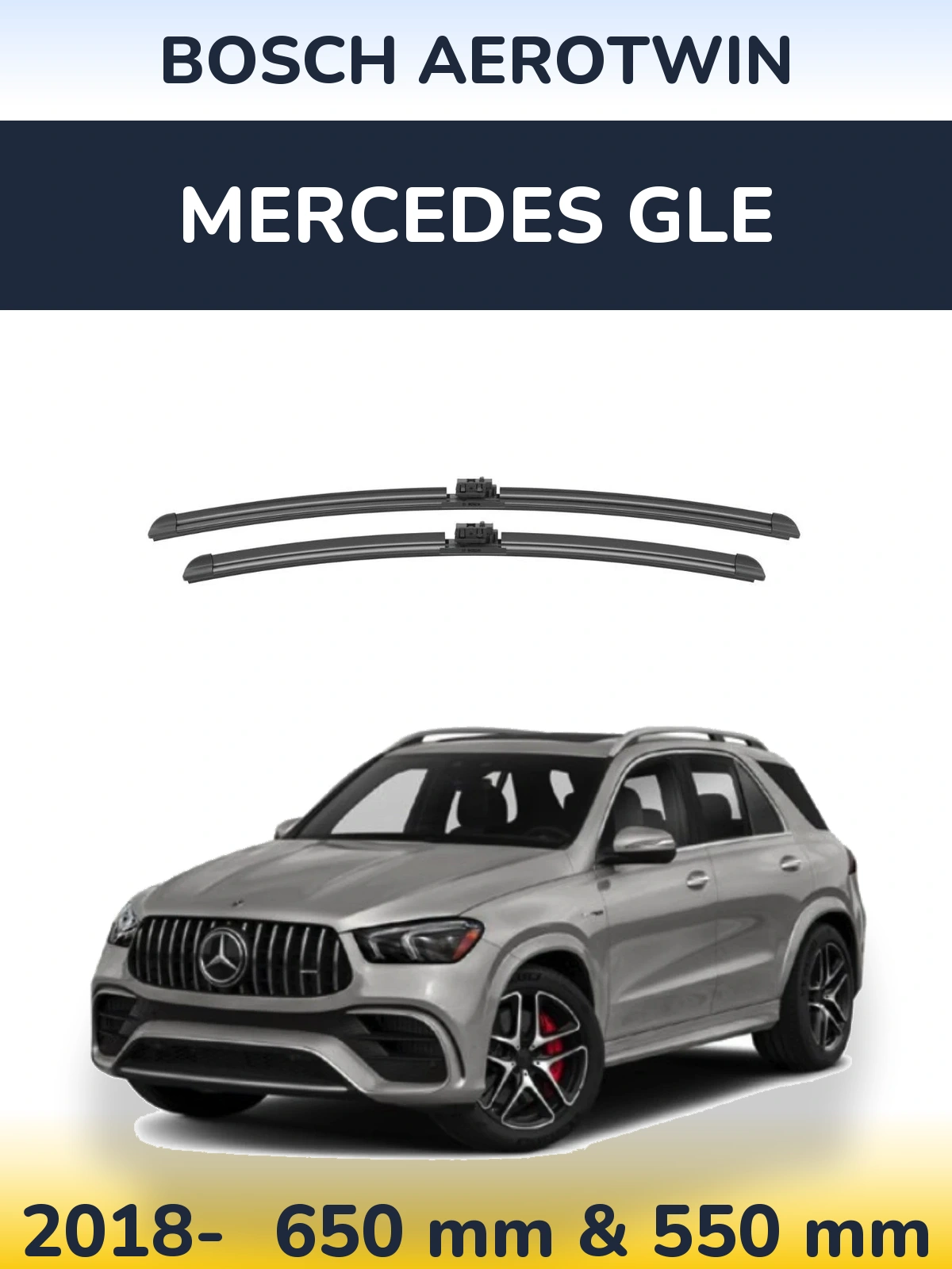 Torkarblad BOSCH AeroTwin för Mercedes GLE
