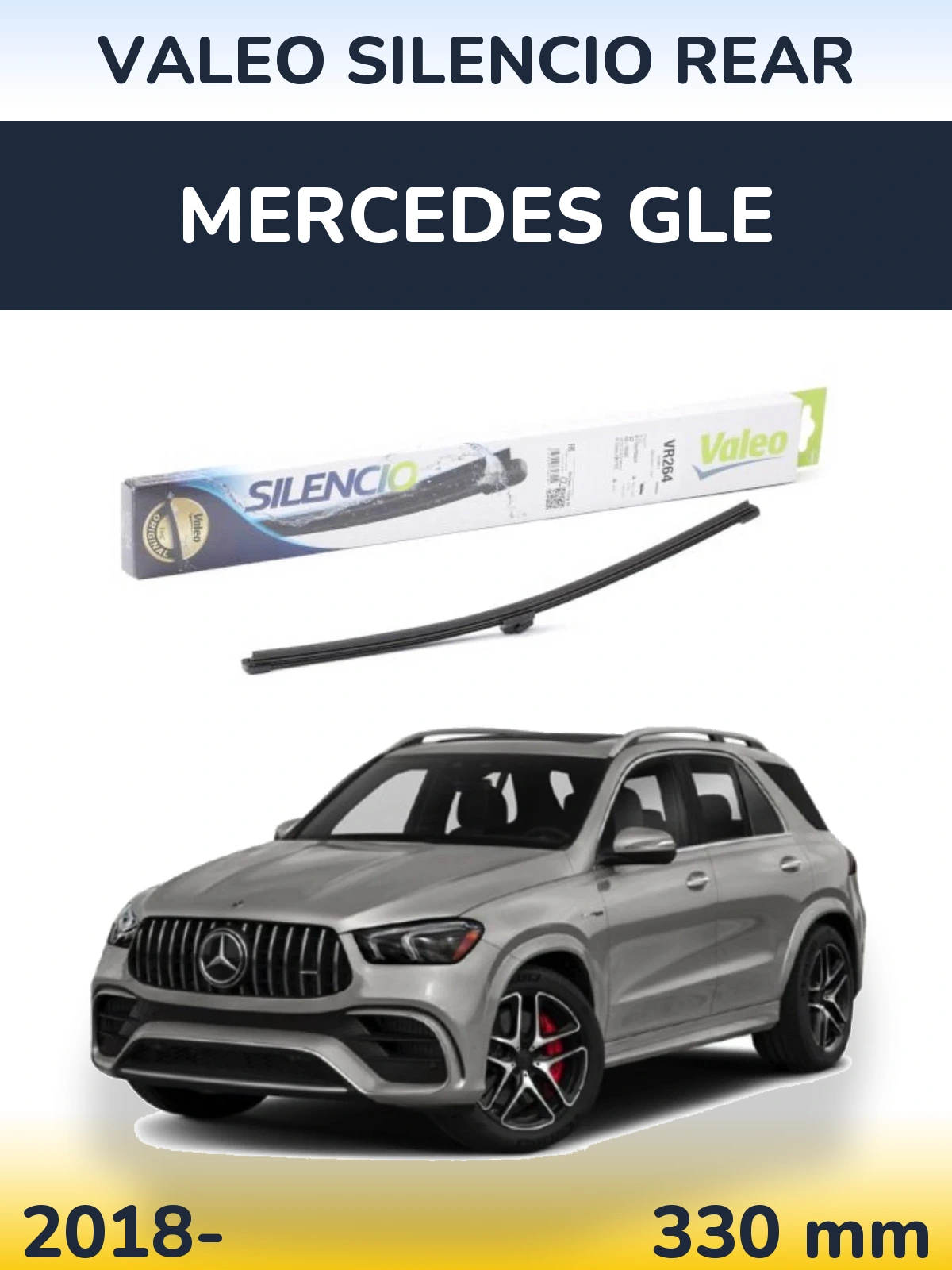 Torkarblad Valeo Silencio Rear för Mercedes GLE