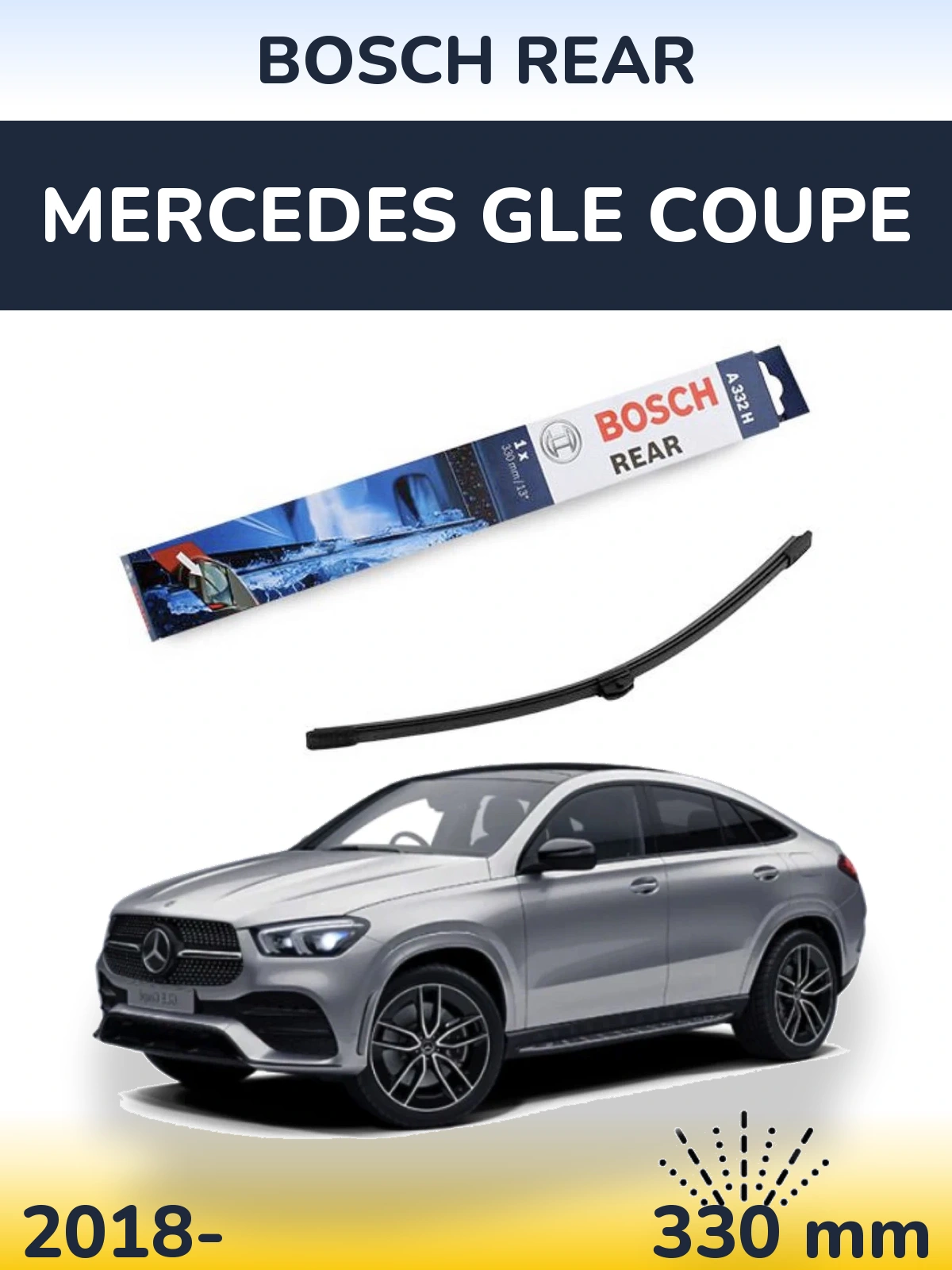Torkarblad BOSCH Rear för Mercedes GLE Coupe