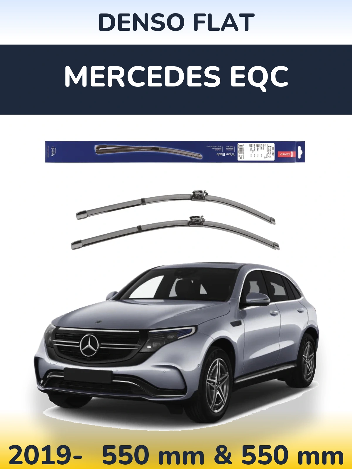 Torkarblad Denso Flat för Mercedes EQC
